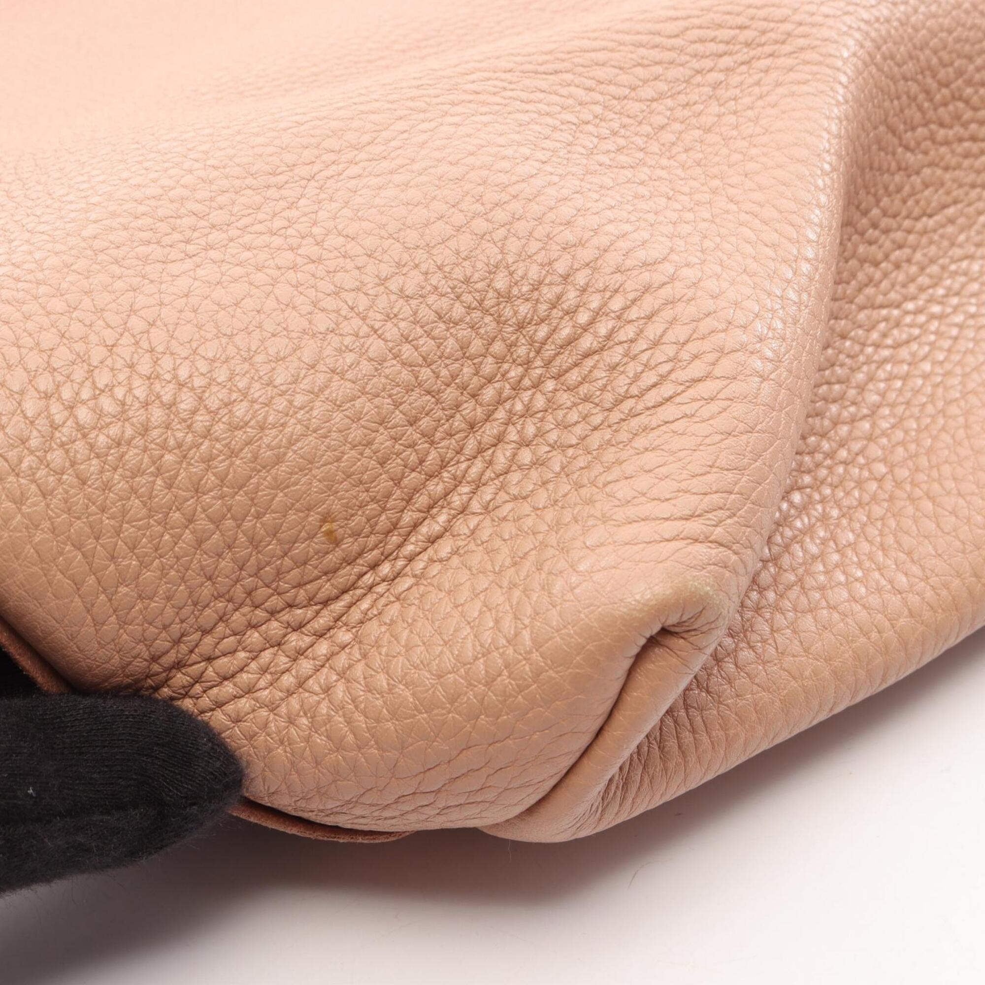 Prada Pink Leather Handbag Tote Bag (Pre-Owned)