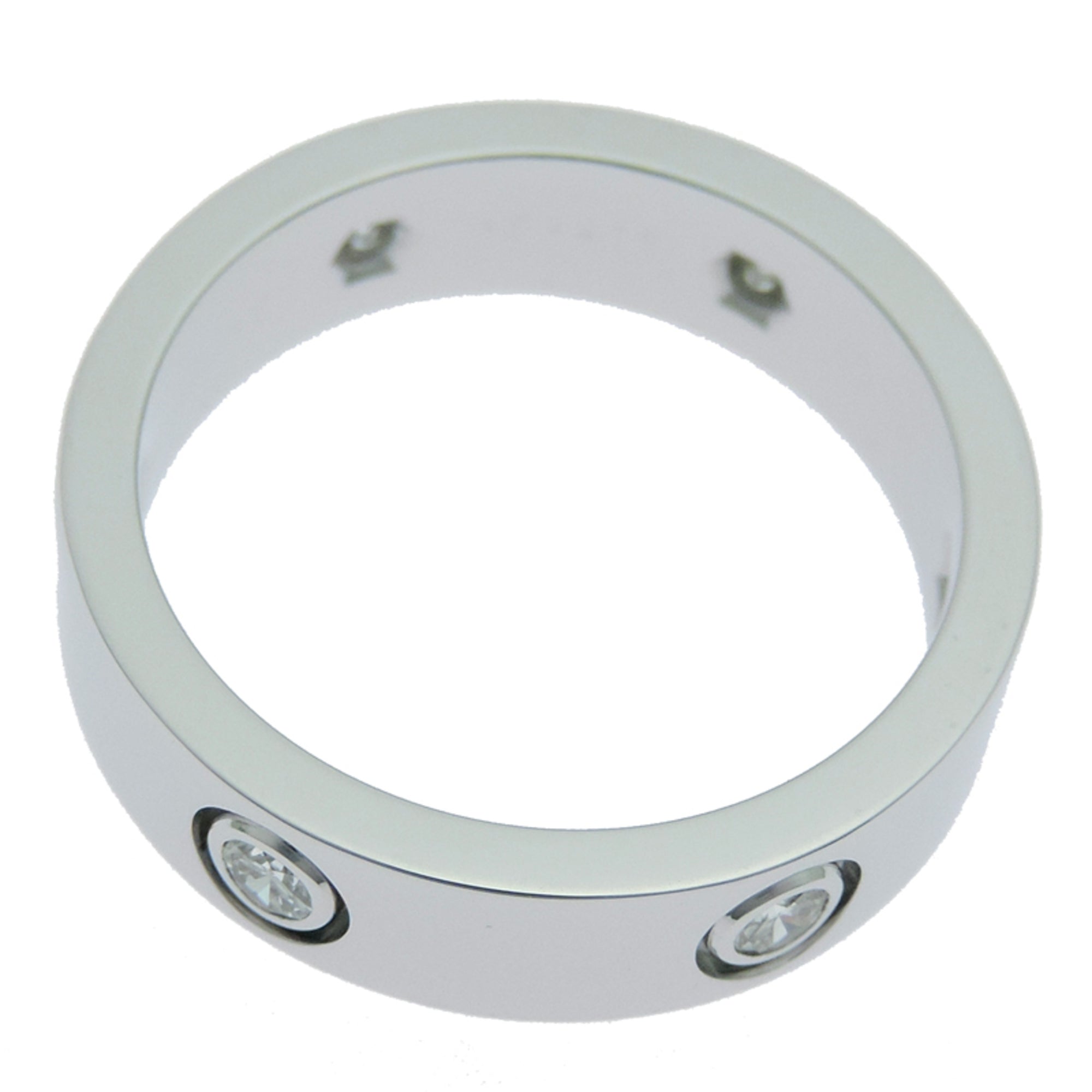 Cartier White Gold (18K) Band Ring (Pre-Owned)