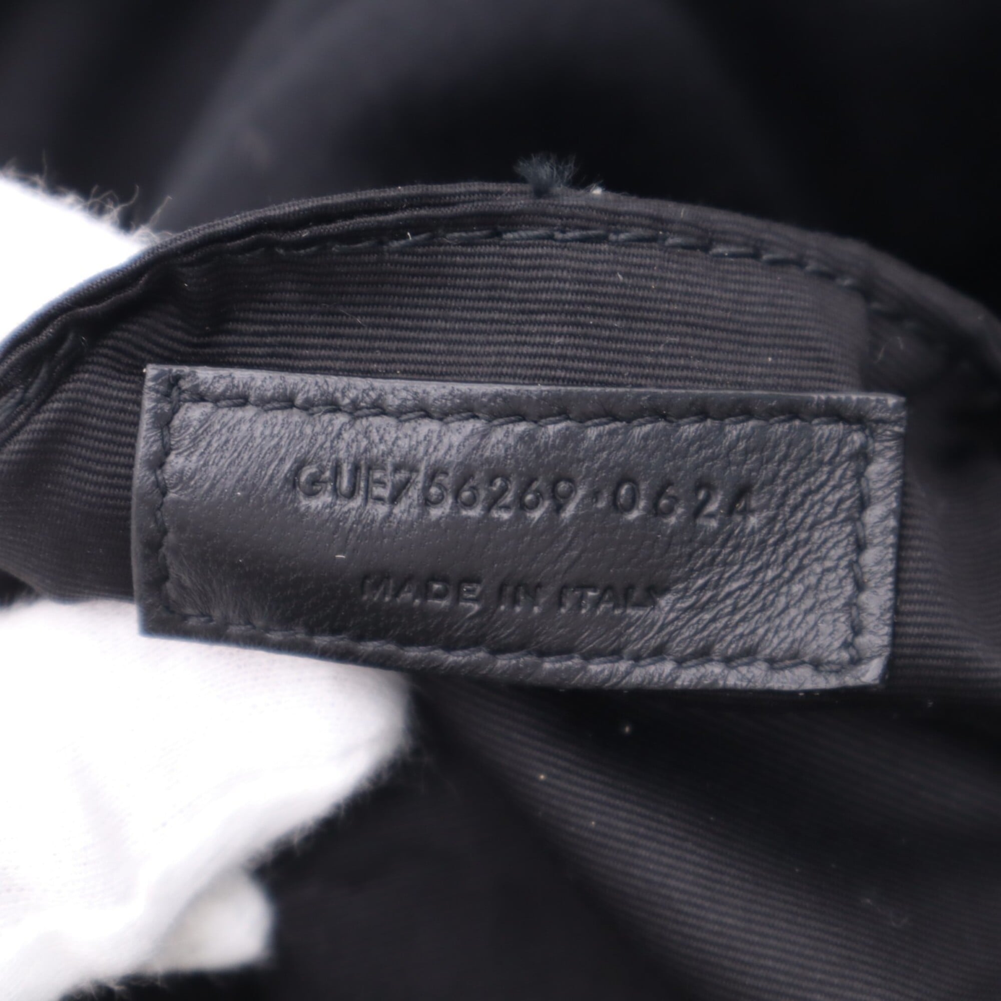 Yves Saint Laurent Black Cotton Handbag Tote Bag (Pre-Owned)
