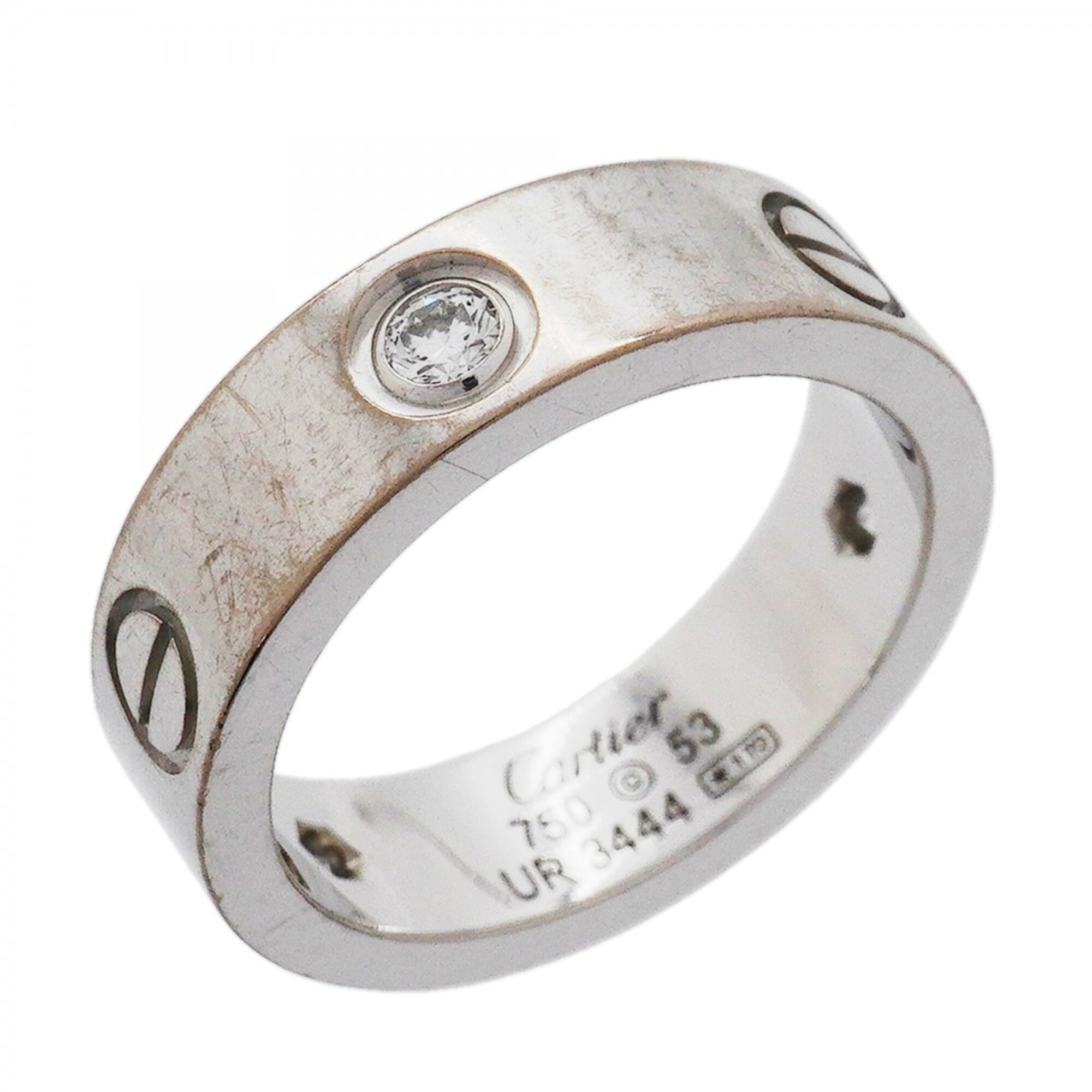 Cartier White Gold (18K) Band Ring (Pre-Owned)