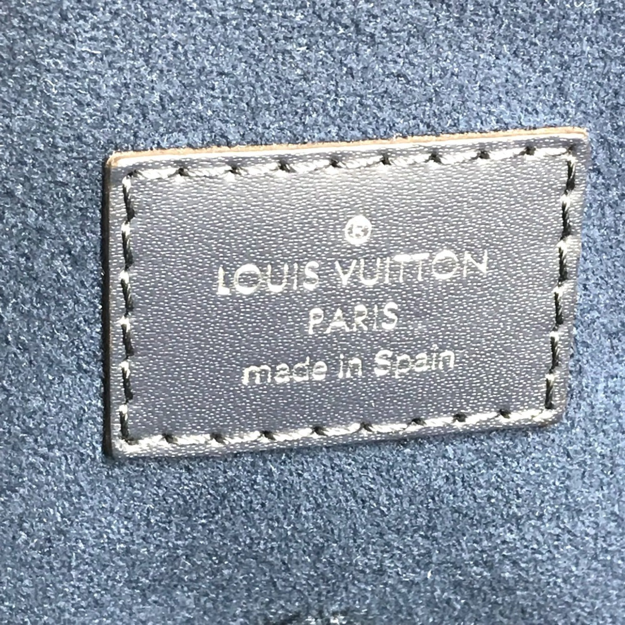 Louis Vuitton Navy Navy Blue Epi Leather Handbag (Pre-Owned)
