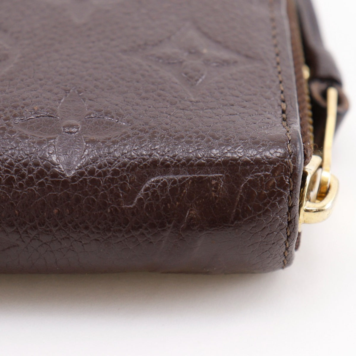 Louis Vuitton Monogram Empreinte Brown Ombre Monogram Empreinte Long Wallet (Bi-Fold) (Pre-Owned)