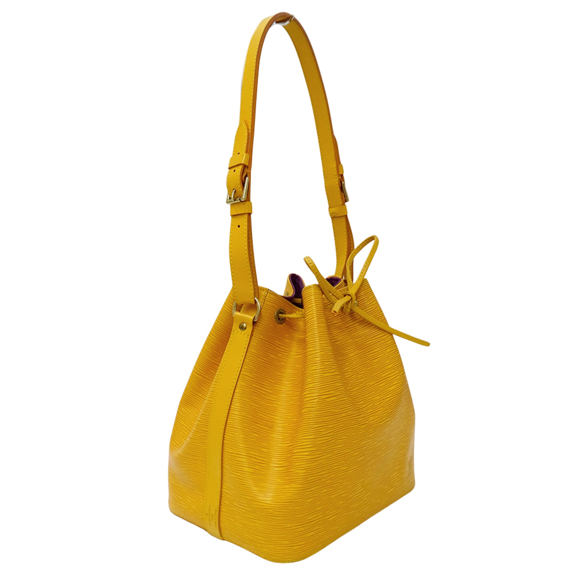 Louis Vuitton Yellow Epi Leather Handbag Shoulder Bag (Pre-Owned)