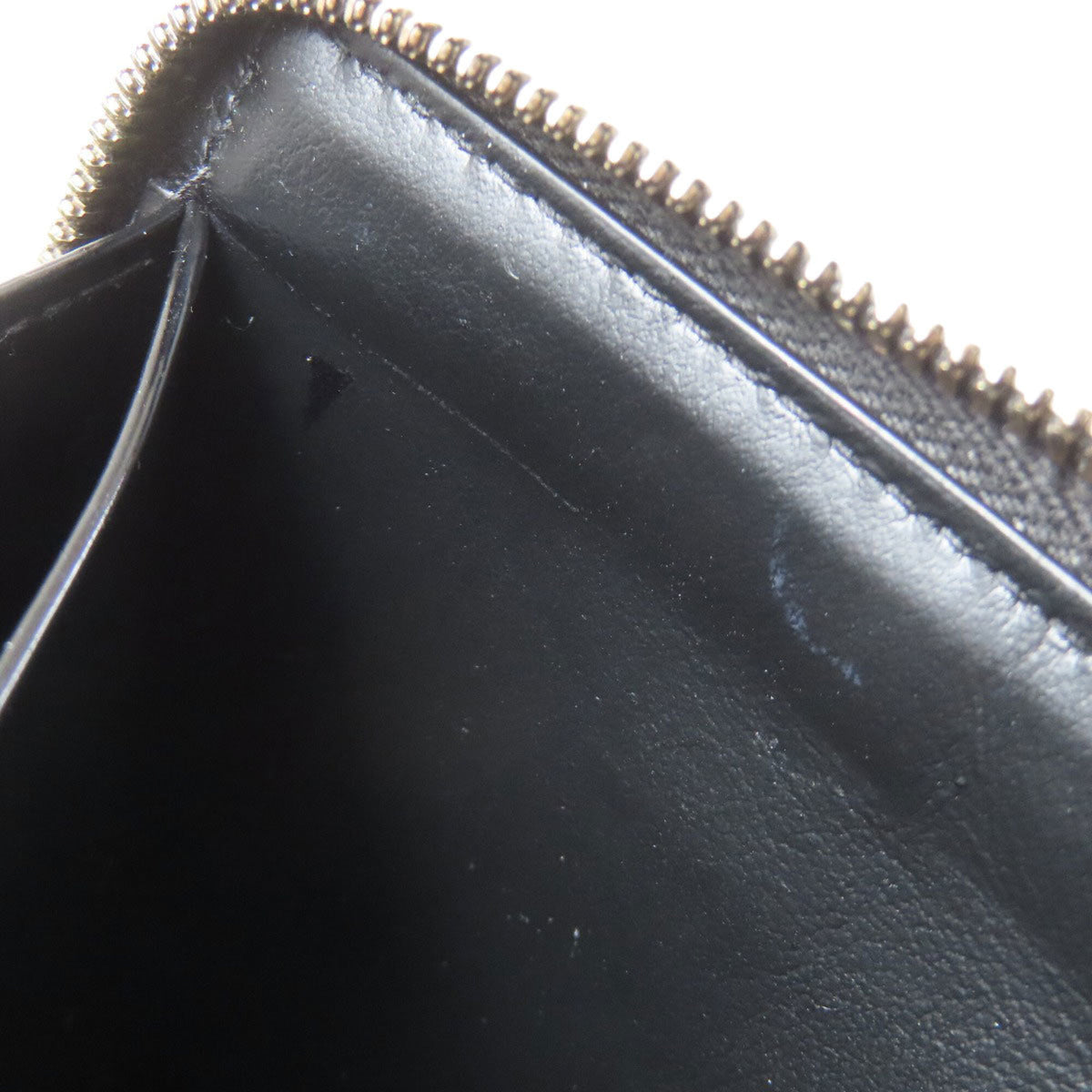 Bottega Veneta Black Leather Long Wallet (Bi-Fold) (Pre-Owned)