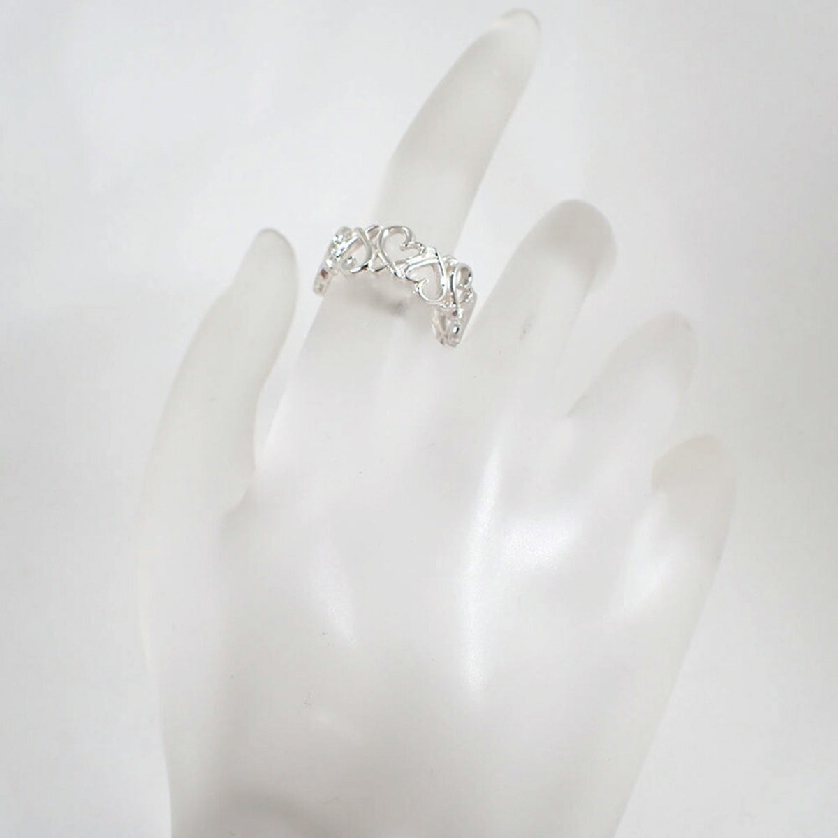 Tiffany Sterling Silver 925 Band Ring (Pre-Owned)