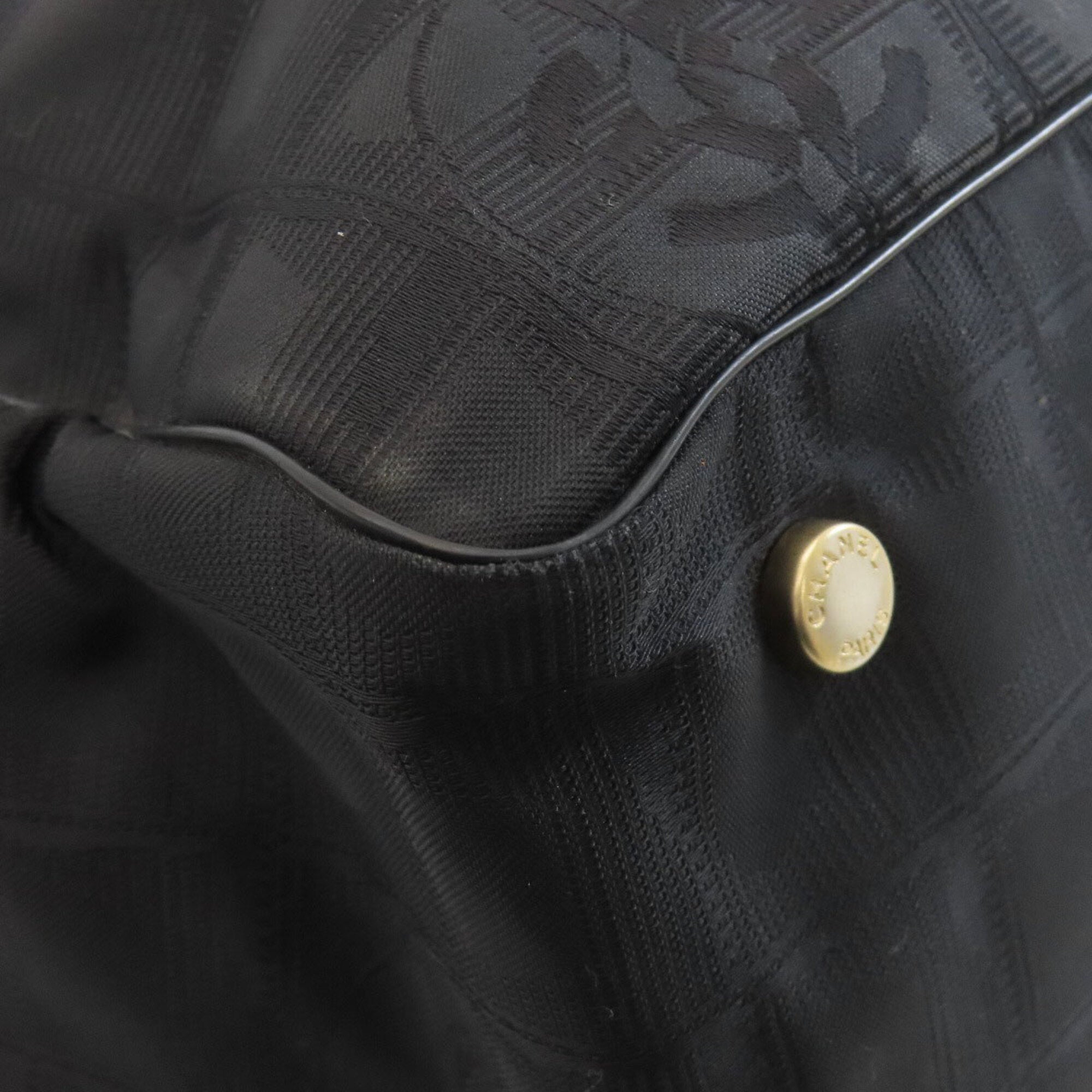 Chanel Black Nylon Tote Bag (Pre-Owned)