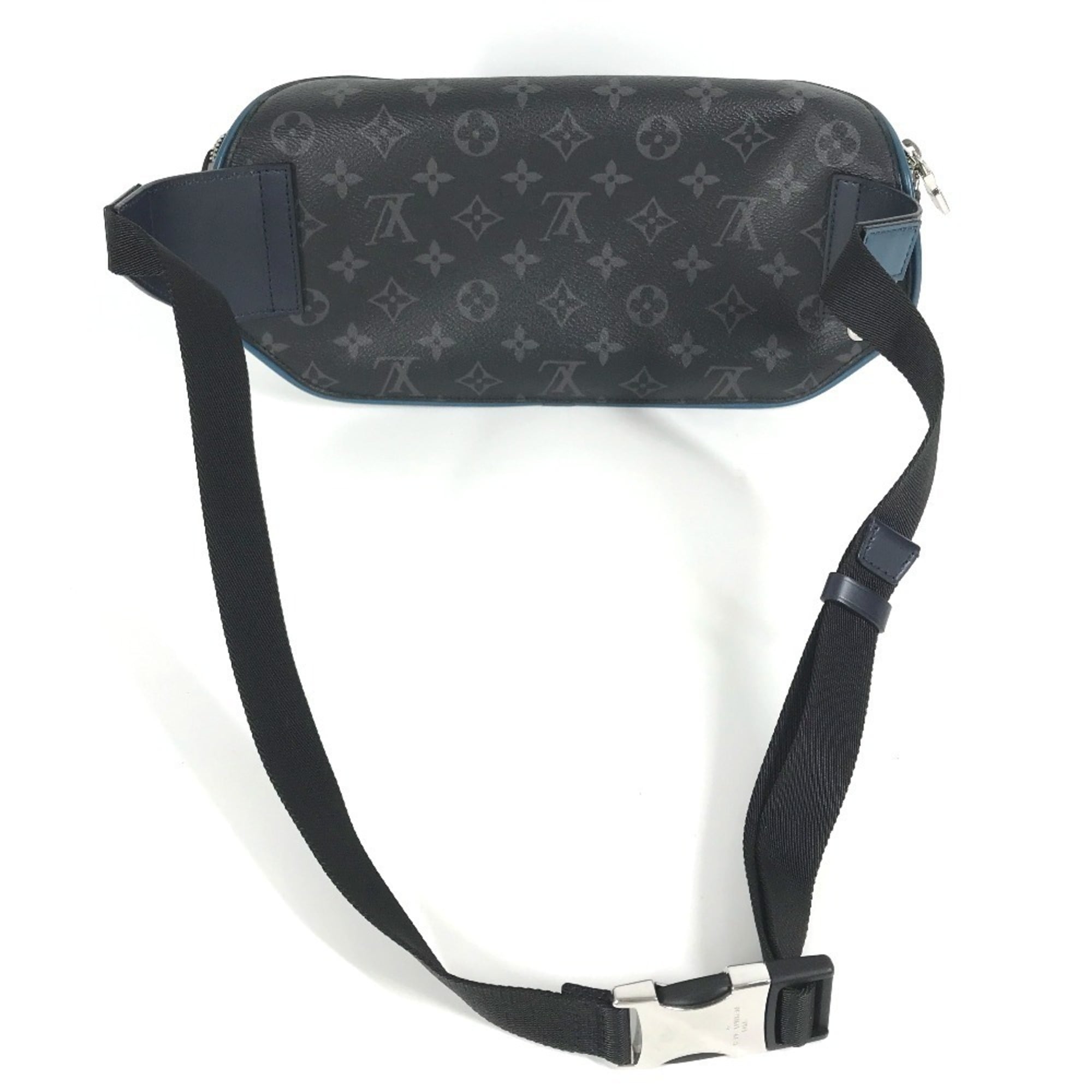 Louis Vuitton Blue Monogram Eclipse Navy Monogram Eclipse Epi Leather Fanny Pack Shoulder Bag (Pre-Owned)