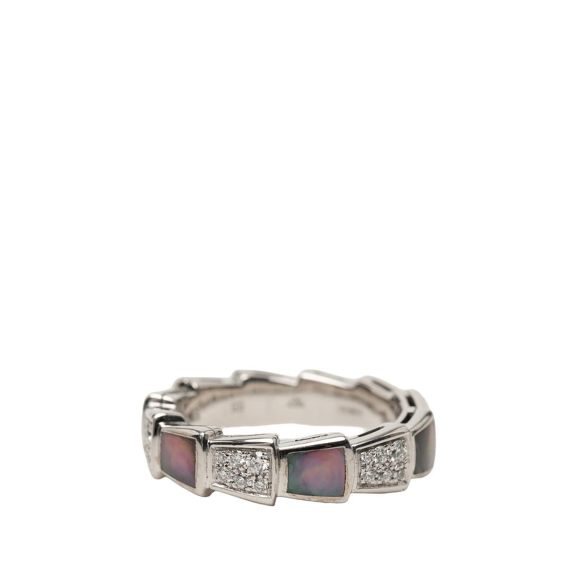 Bvlgari White Gold White Gold (18K) Band Ring (Pre-Owned)