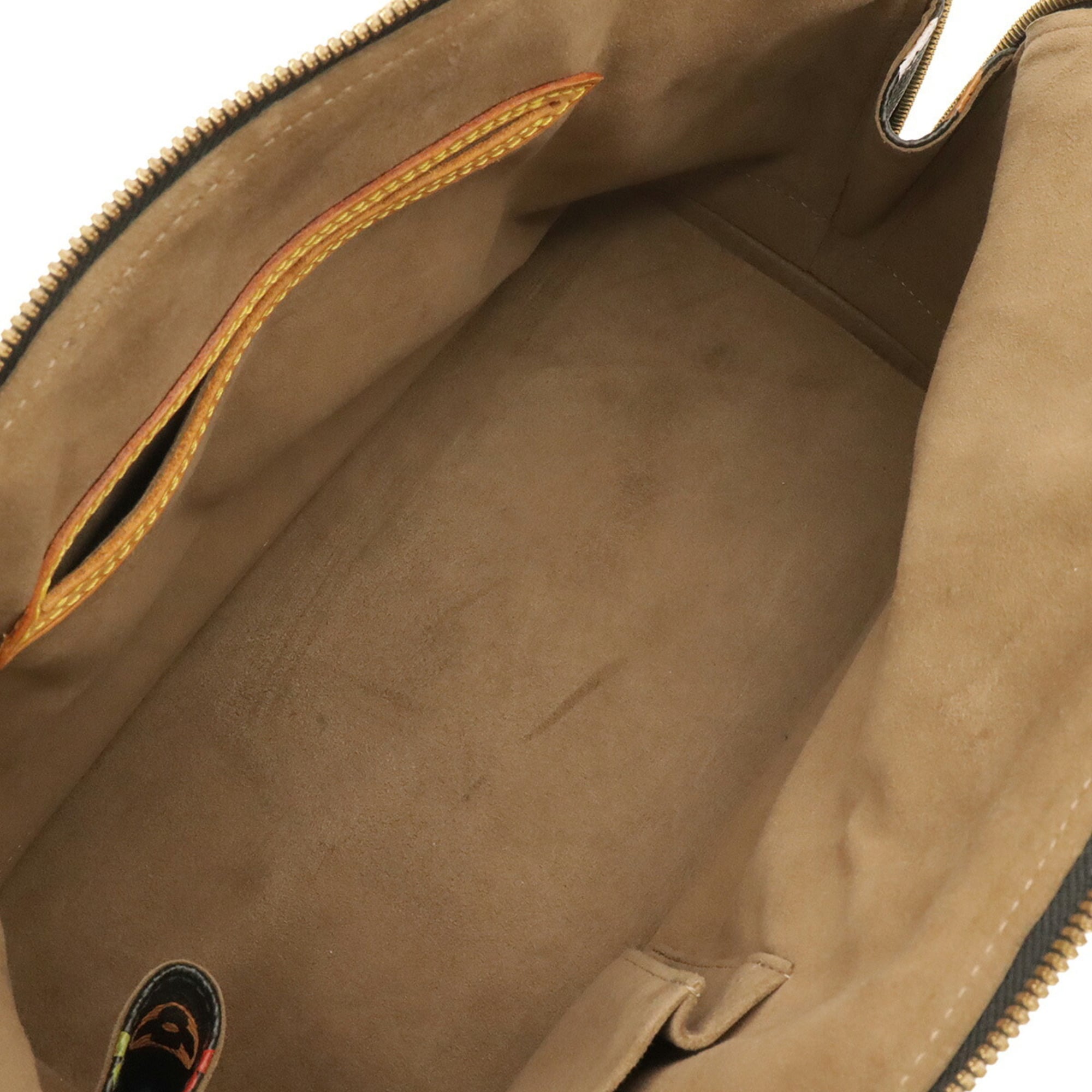 Louis Vuitton Noir Monogram Canvas Handbag (Pre-Owned)