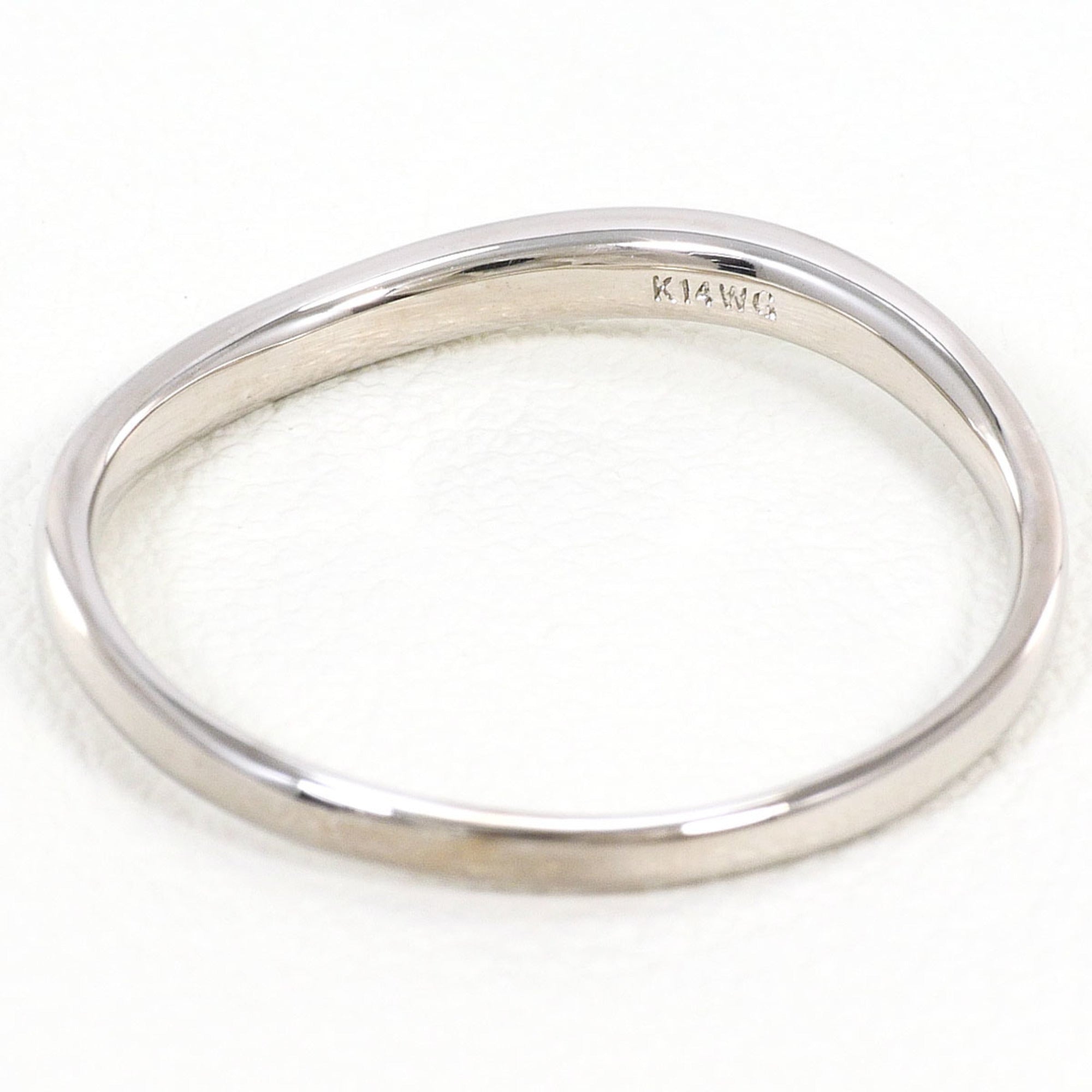 Unbranded White Gold White Gold (14K) Band Ring (Pre-Owned)