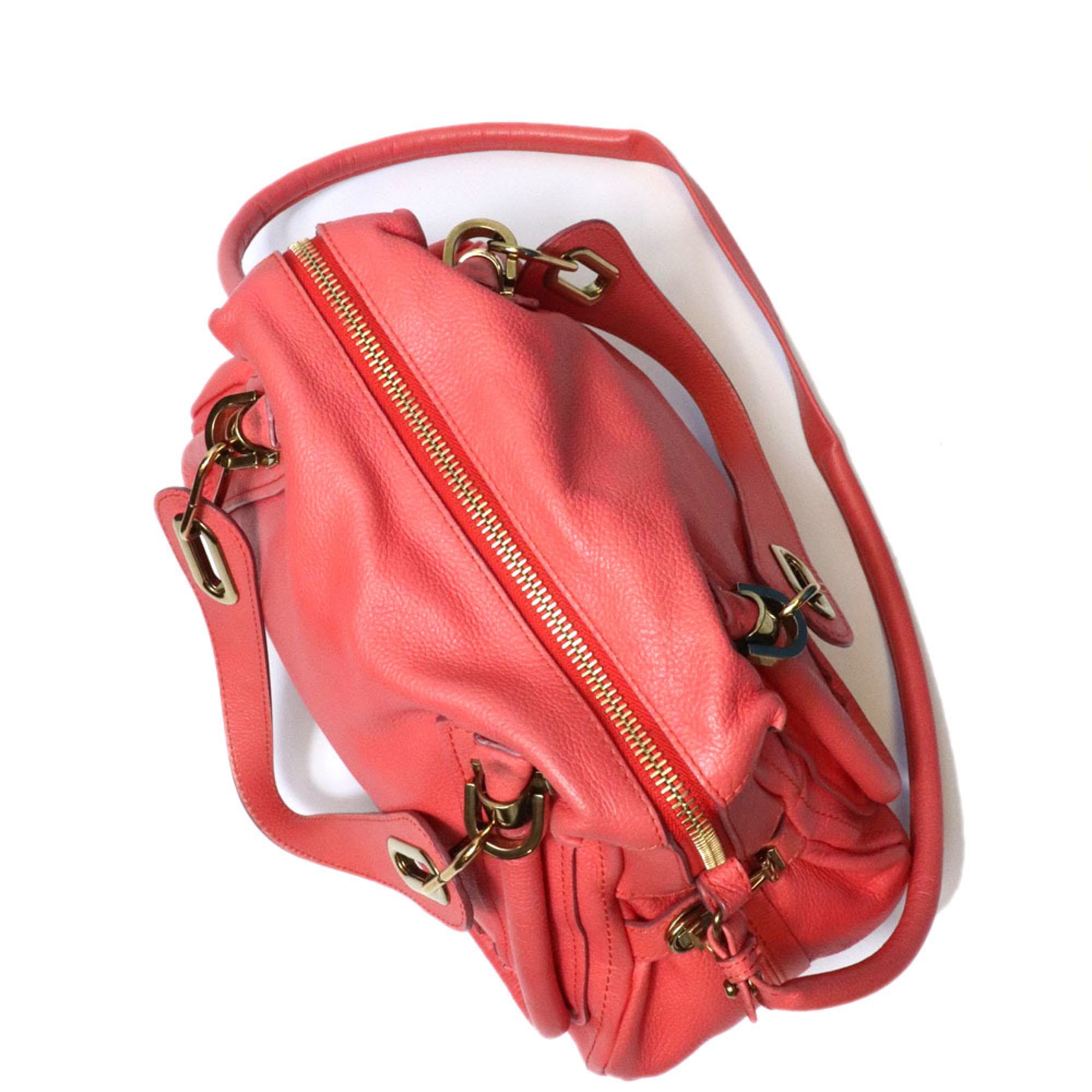 Chloé Pink Leather Shoulder Bag (Pre-Owned)