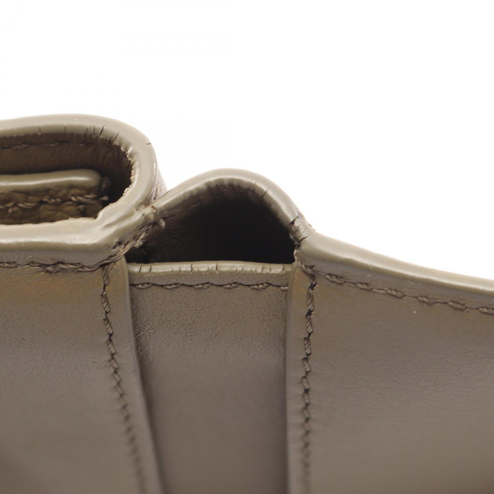 Loewe Beige Leather Wallet (Tri-Fold) (Pre-Owned)