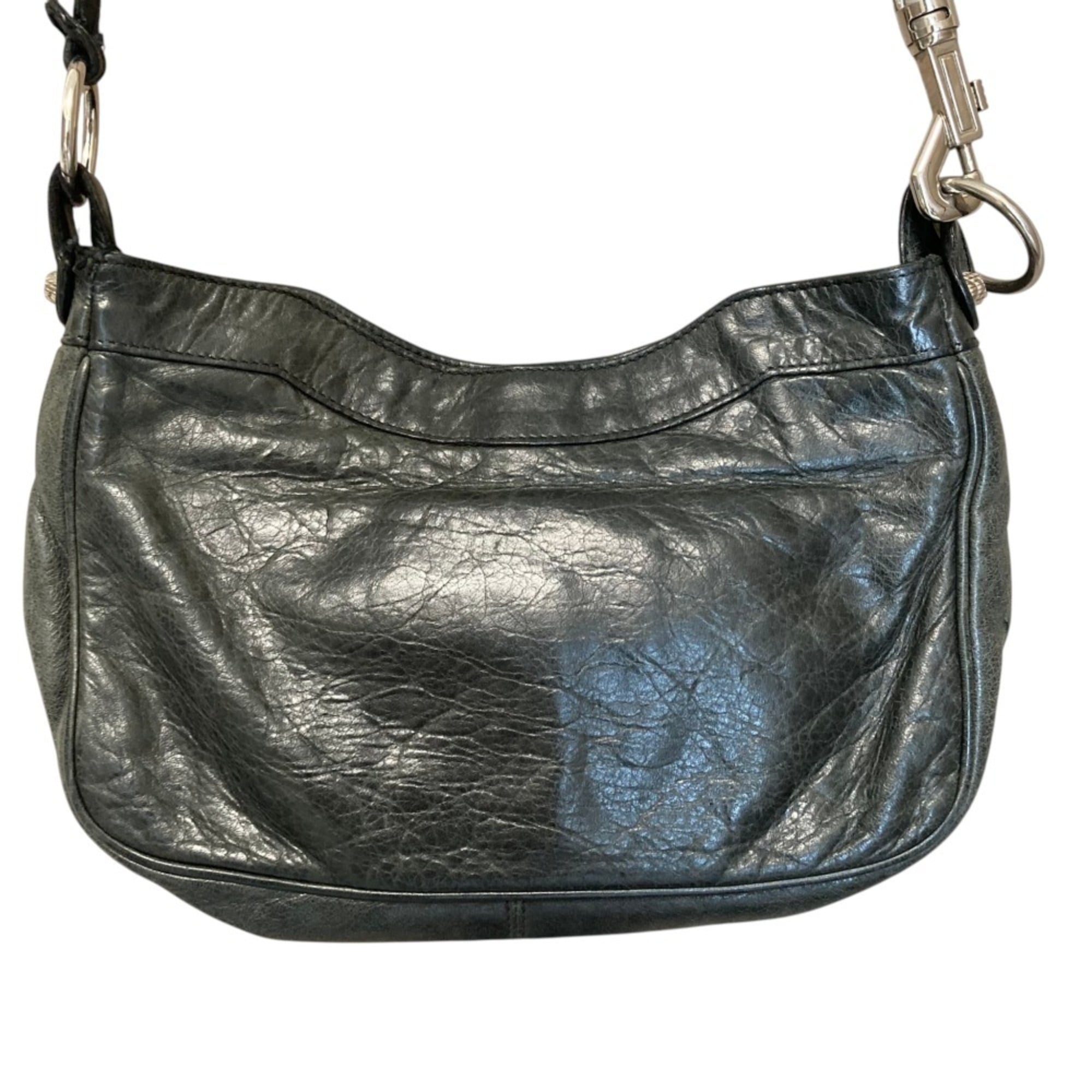 Balenciaga Khaki Leather Shoulder Bag (Pre-Owned)