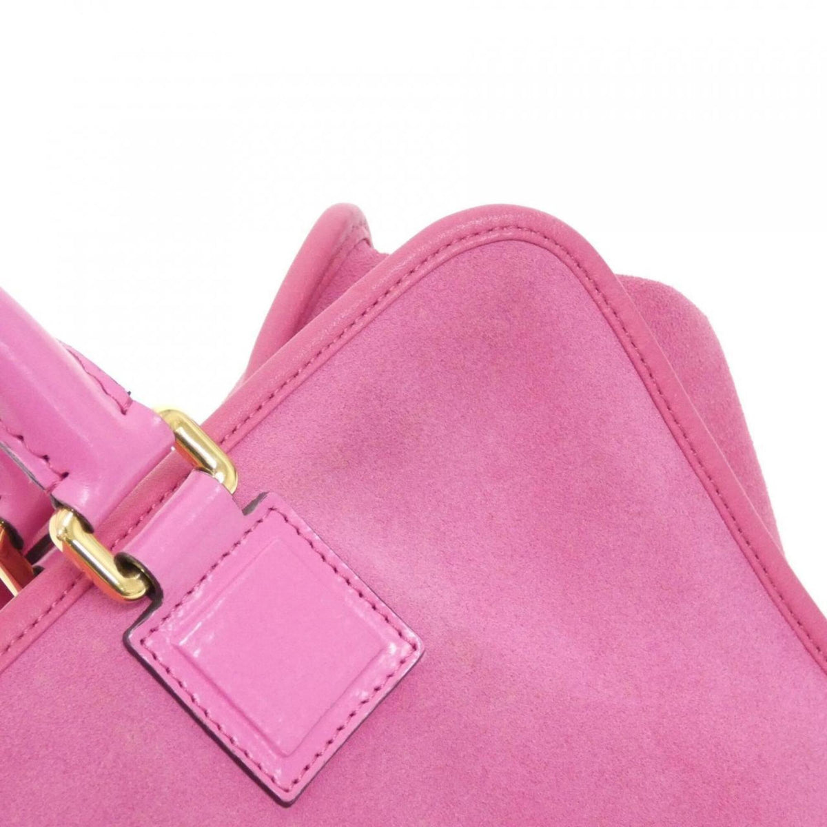 Loewe Pink Suede Leather Handbag (Pre-Owned)