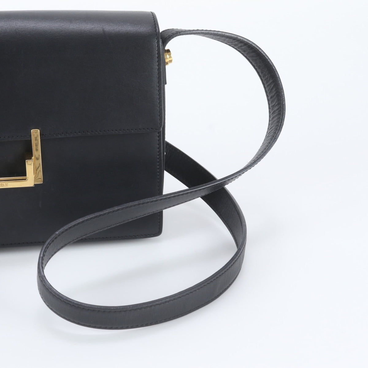 Saint Laurent Black Leather Crossbody Bag Shoulder Bag (Pre-Owned)
