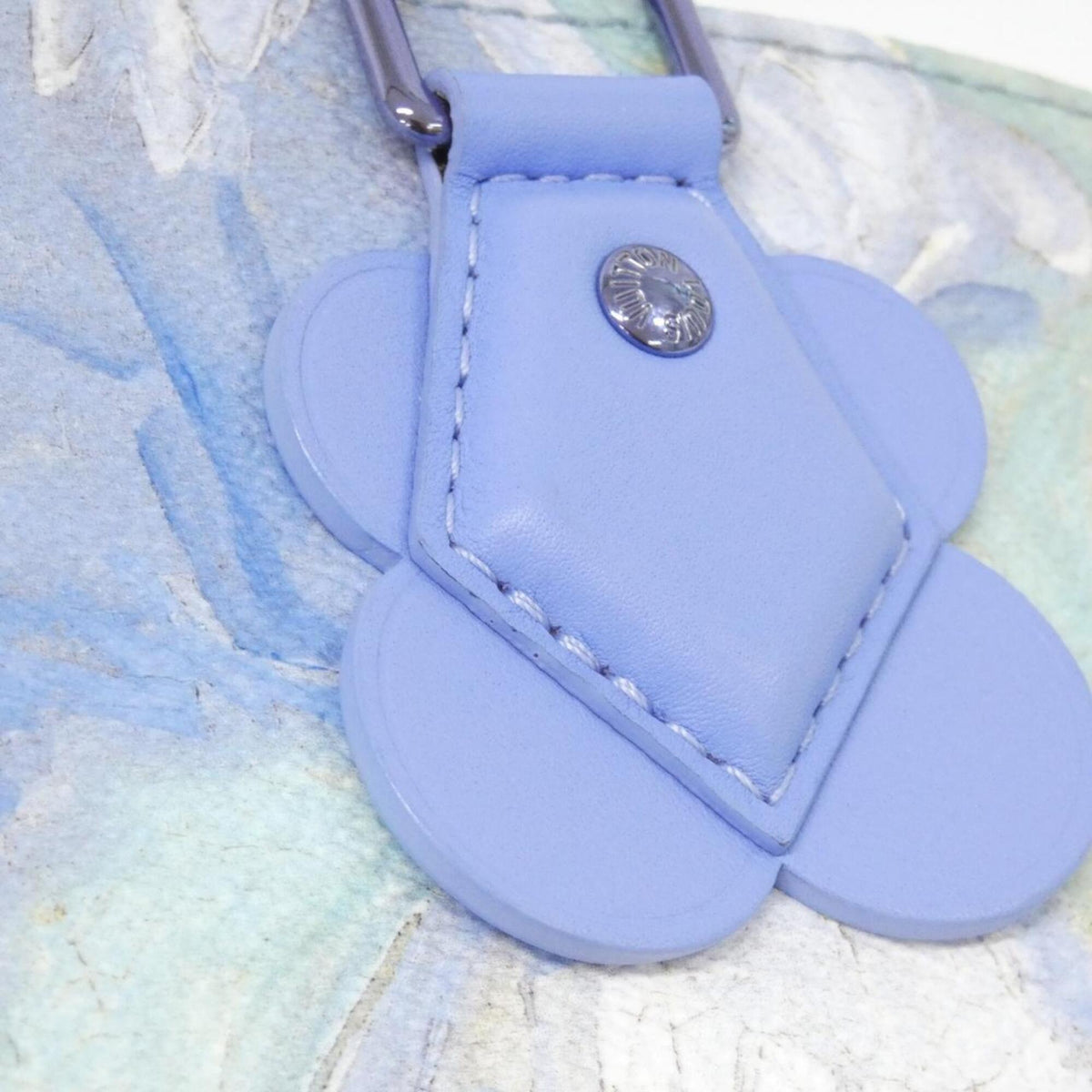 Louis Vuitton Blue Coated Canvas Handbag (Pre-Owned)