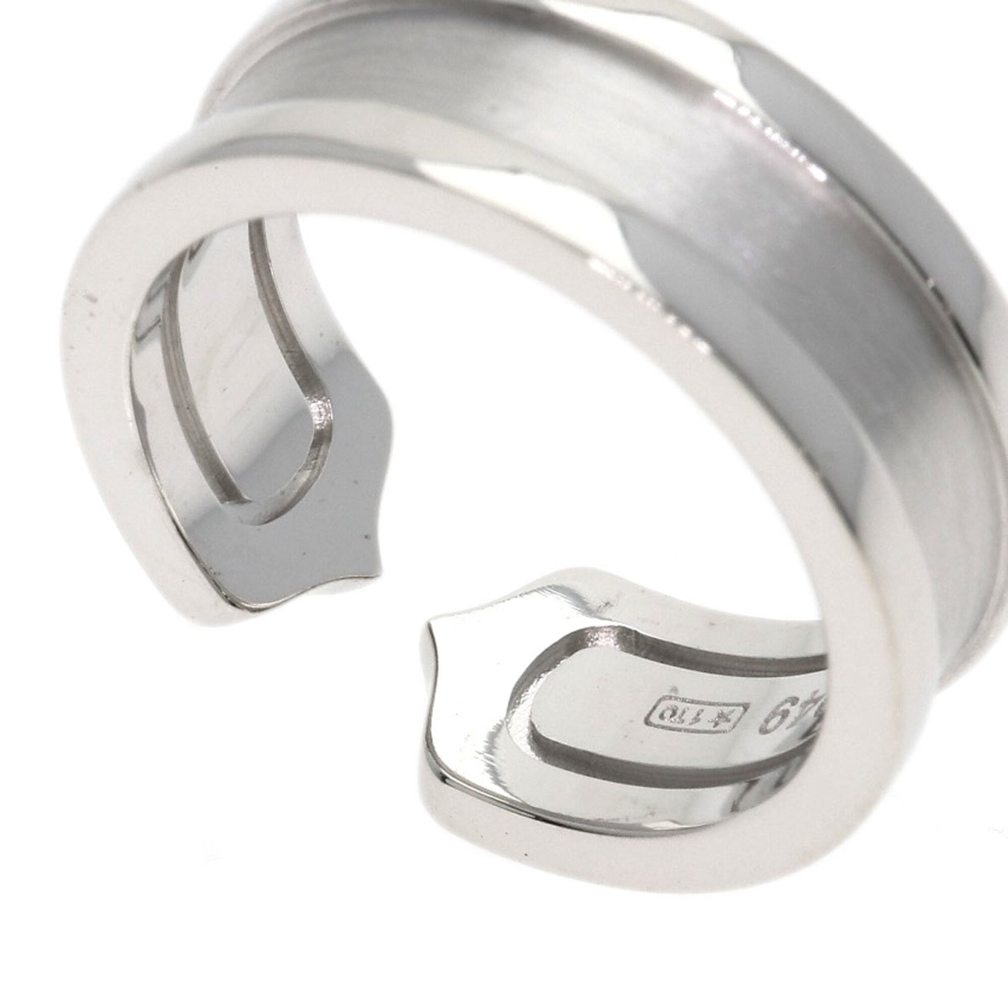 Cartier C2 White Gold (18K) Band Ring (Pre-Owned)