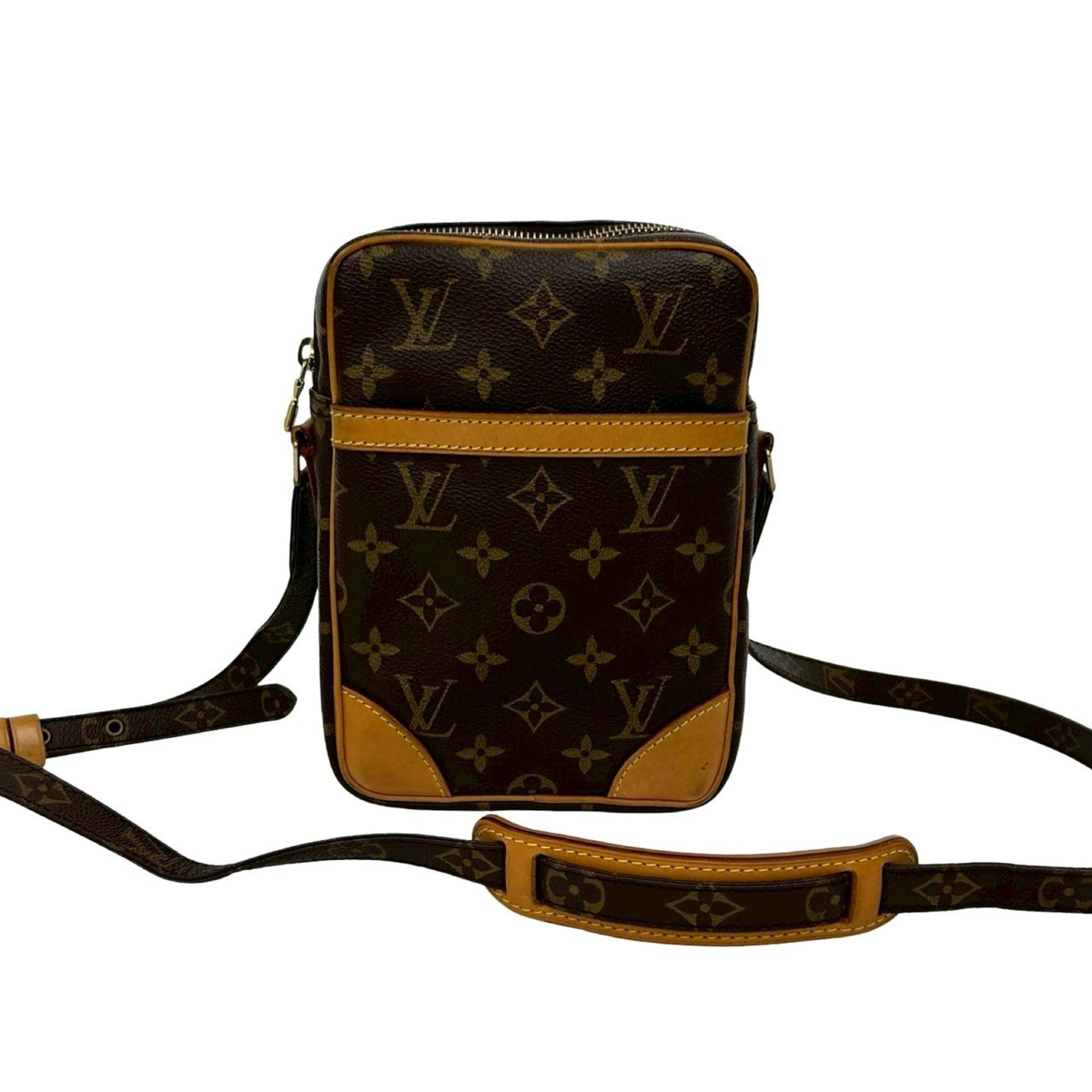 Louis Vuitton Brown Leather Pvc Pochette Shoulder Bag (Pre-Owned)