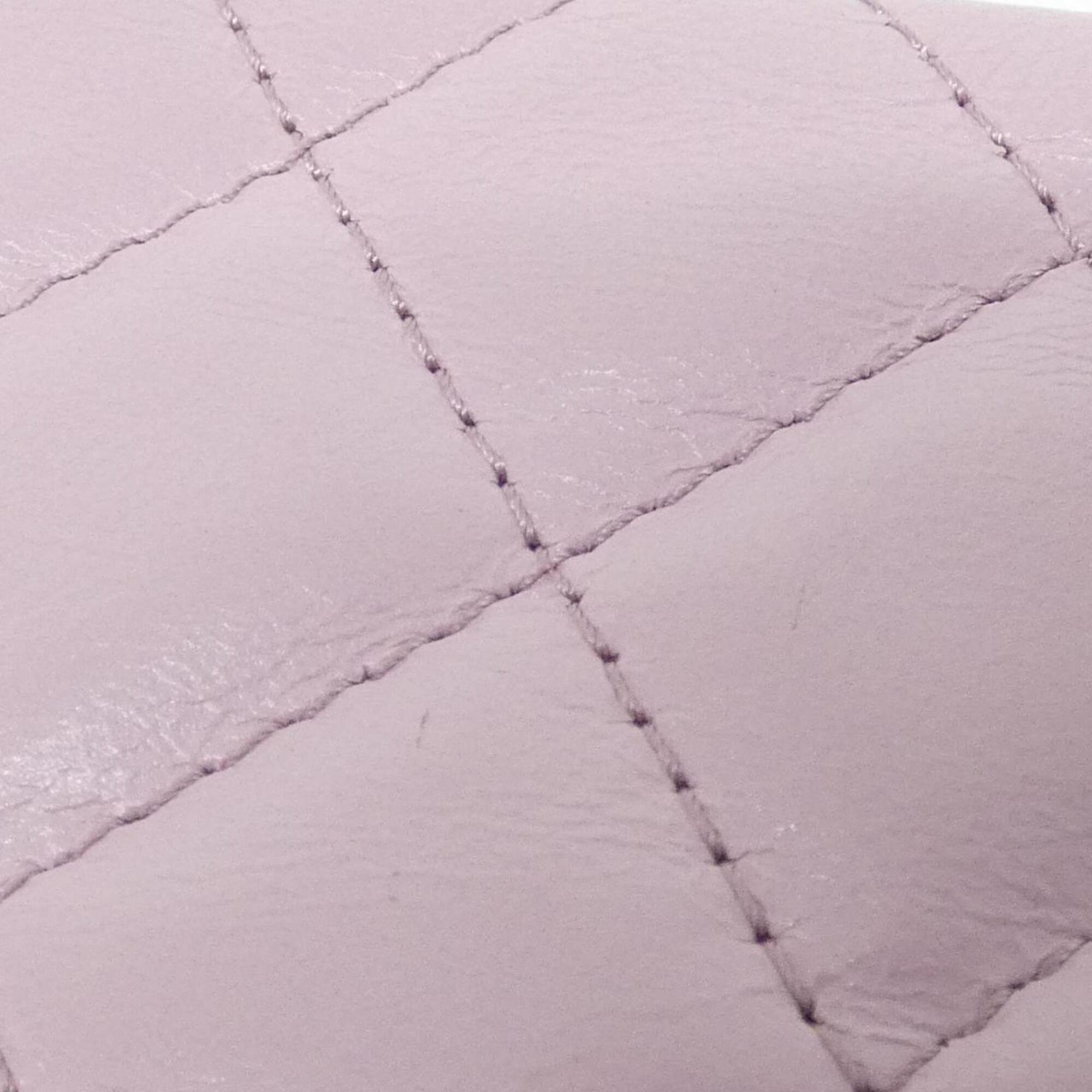 Chanel Pink Leather Handbag Shoulder Bag (Pre-Owned)