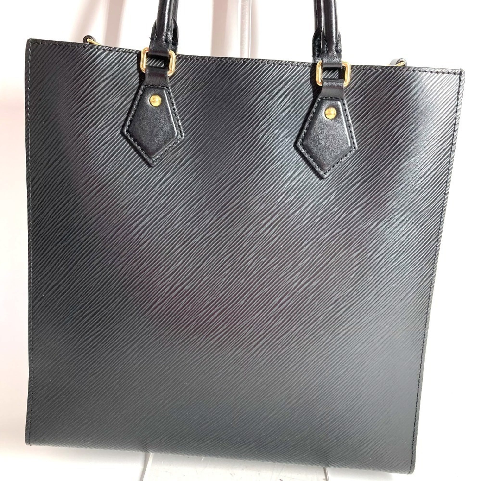 Louis Vuitton Black Epi Leather Handbag Shoulder Bag Tote Bag (Pre-Owned)