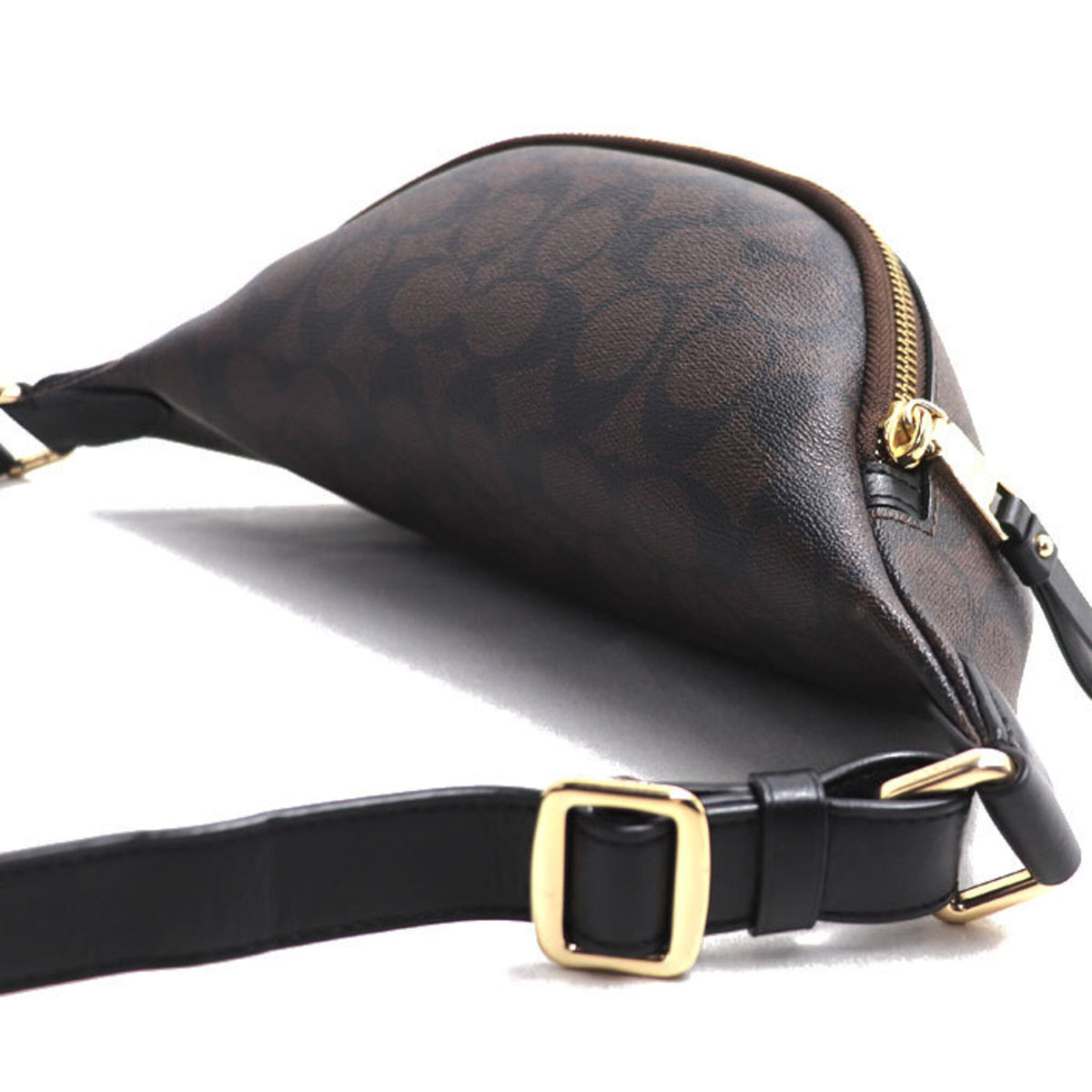 Coach Brown Pvc Leather Sling Bag (Pre-Owned)