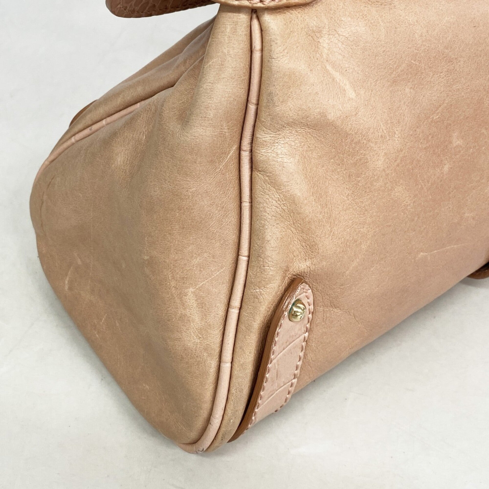 Fendi Pink Leather Handbag (Pre-Owned)