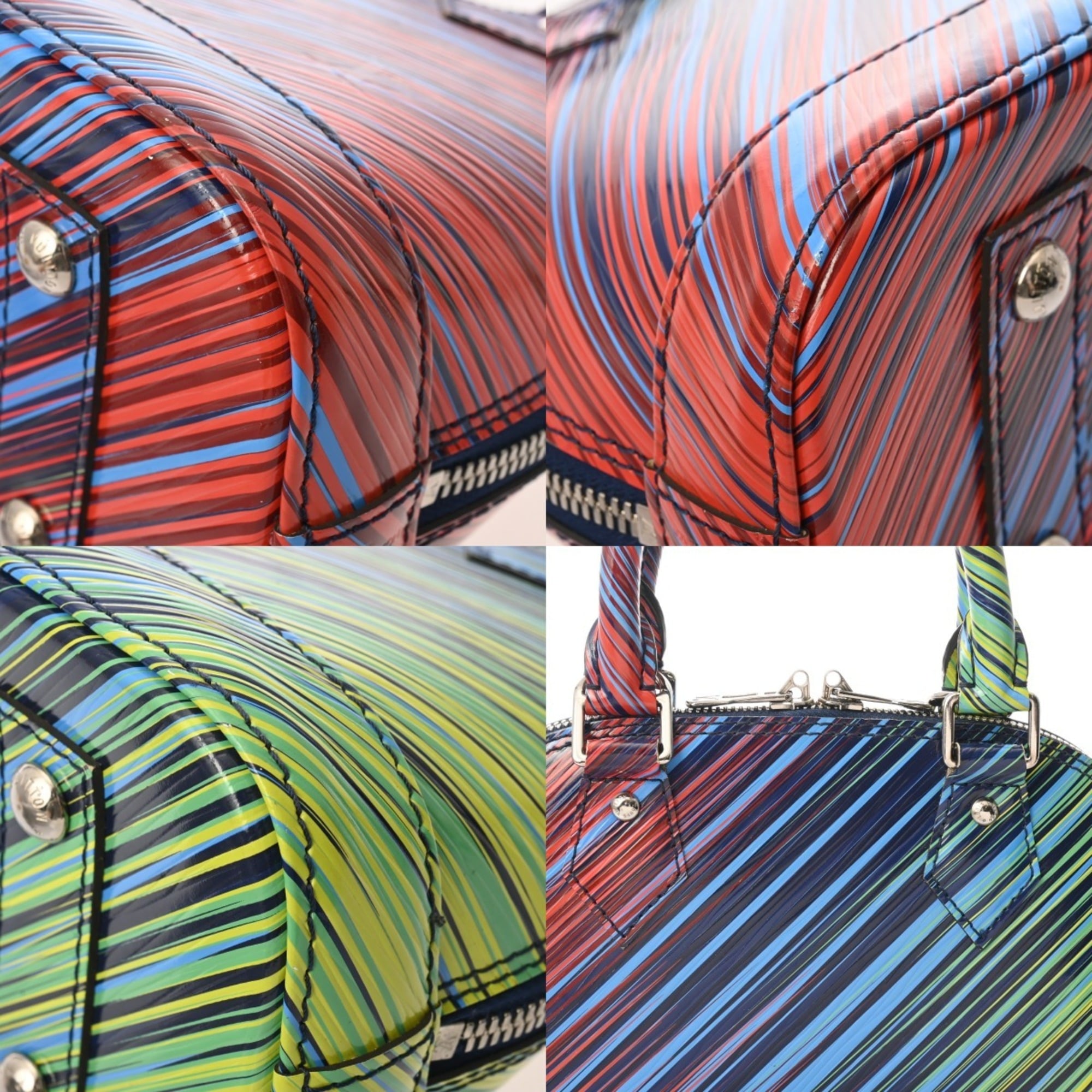Louis Vuitton Blue Multi-Color Epi Leather Handbag (Pre-Owned)