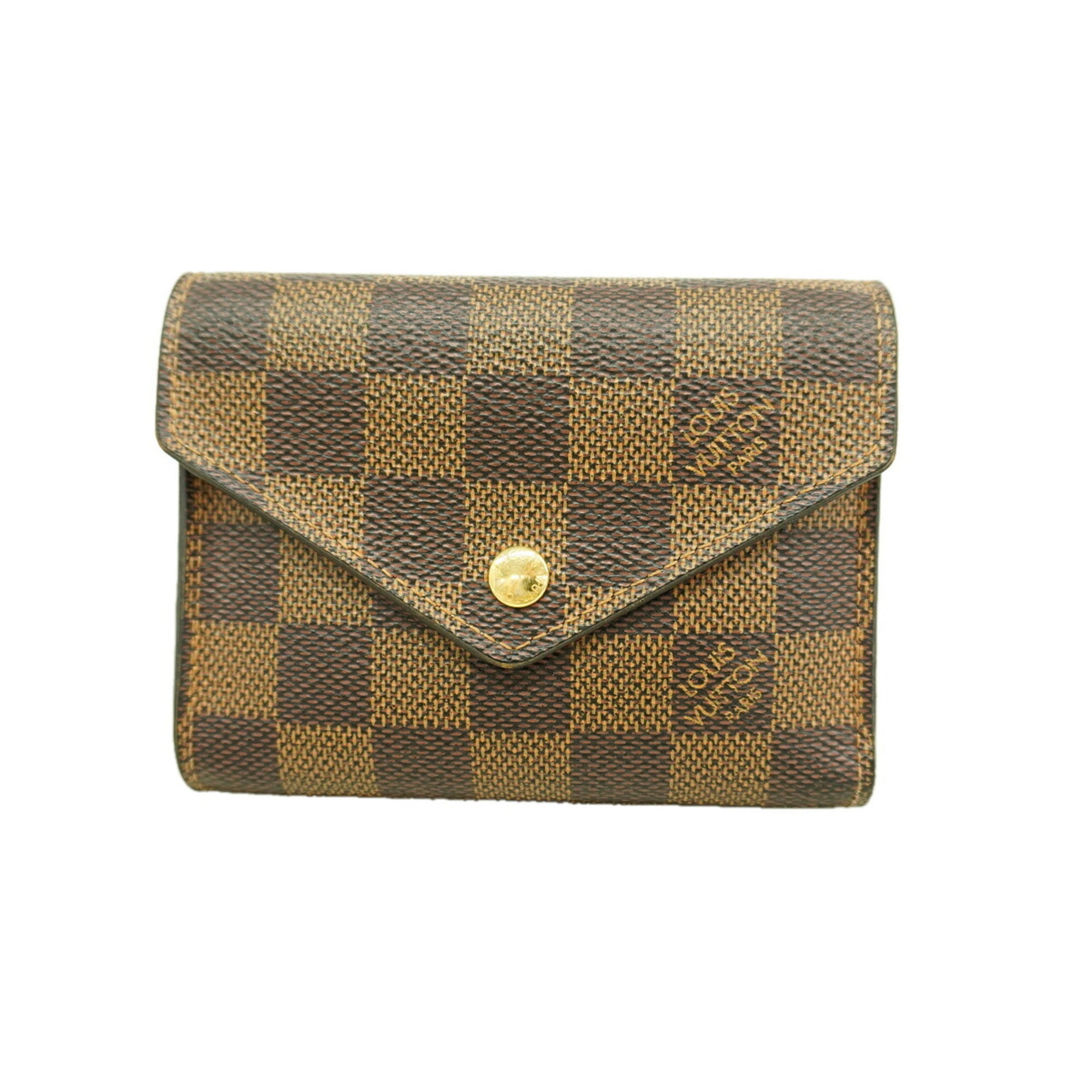 Louis Vuitton Ebene Rose Ballerine Wallet (Tri-Fold) (Pre-Owned)