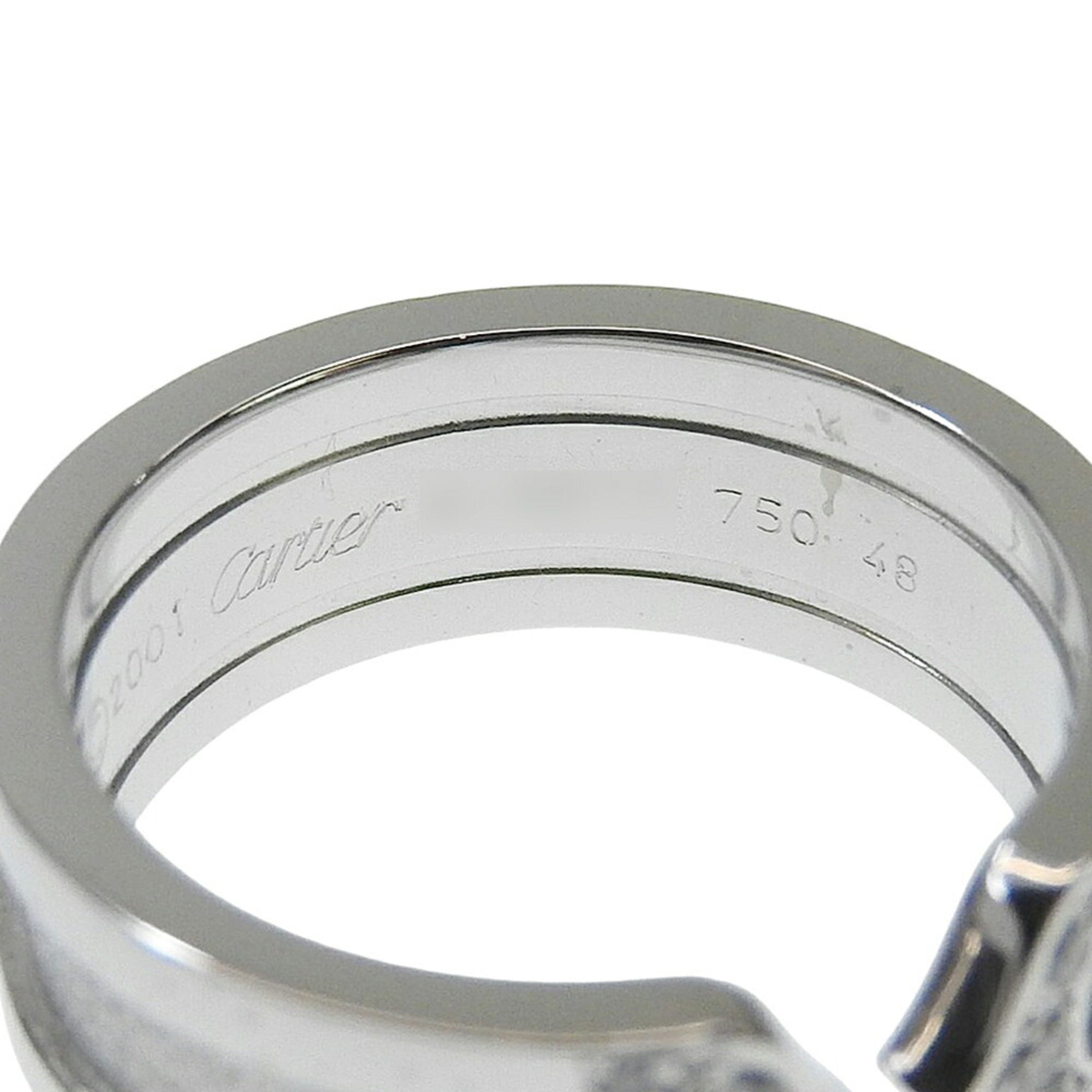 Cartier White Gold White Gold (18K) Band Ring (Pre-Owned)