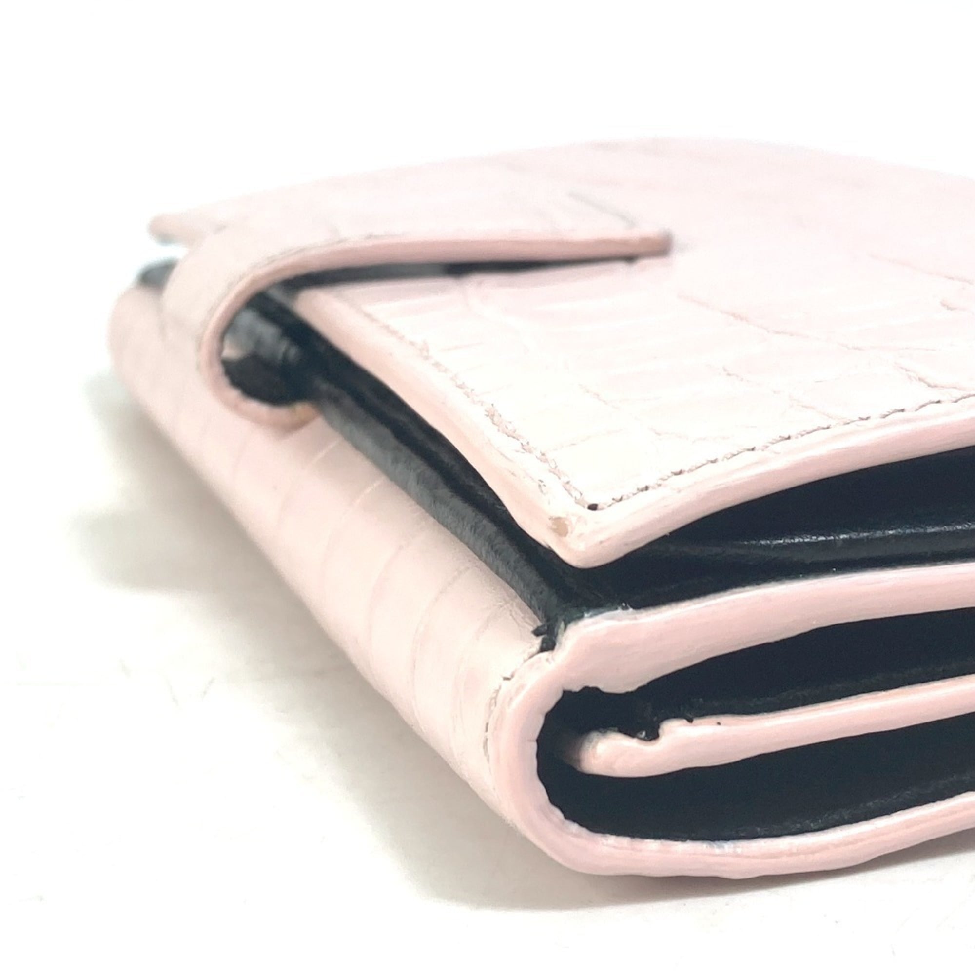 Alexander Wang Pink Leather Long Wallet (Bi-Fold) (Pre-Owned)
