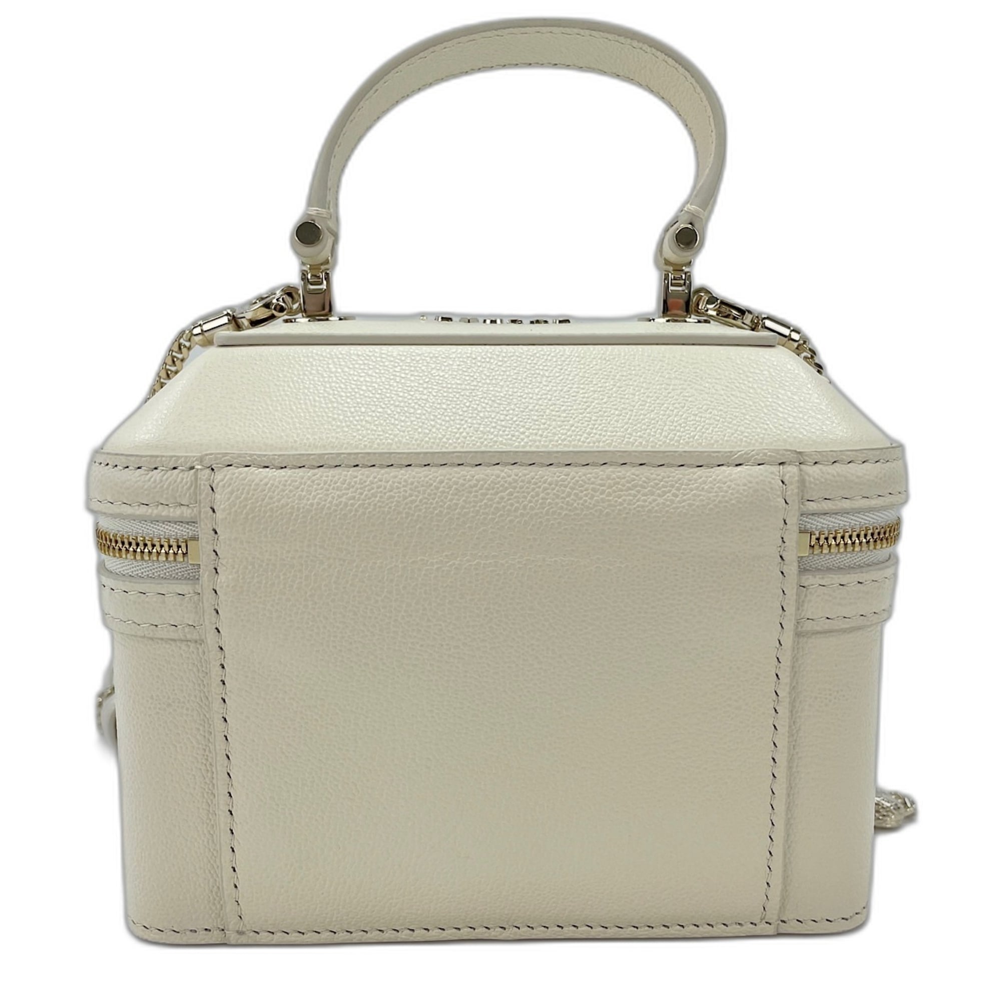 Bvlgari White Leather Handbag (Pre-Owned)