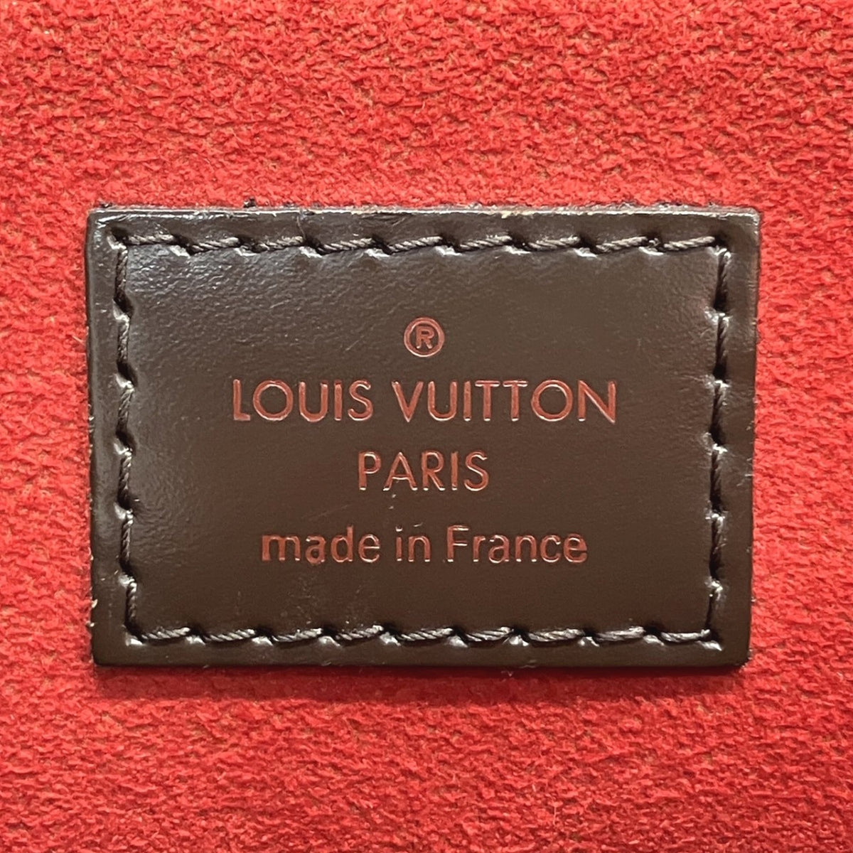 Louis Vuitton Brown Damier Canvas Galle Damier Canvas Handbag (Pre-Owned)