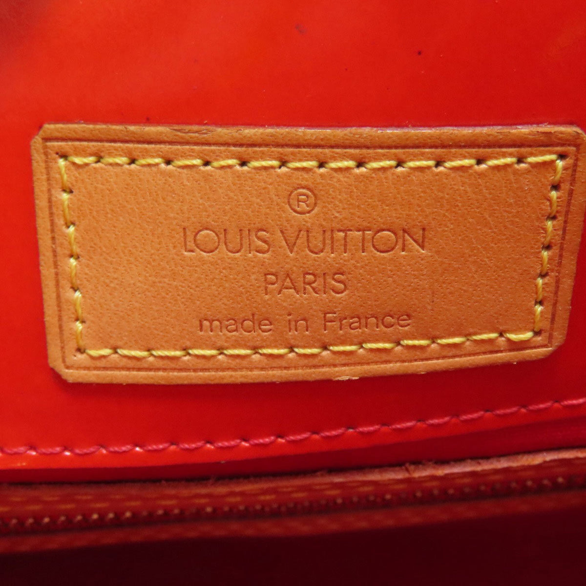 Louis Vuitton Vernis Red Color Vernis Handbag (Pre-Owned)