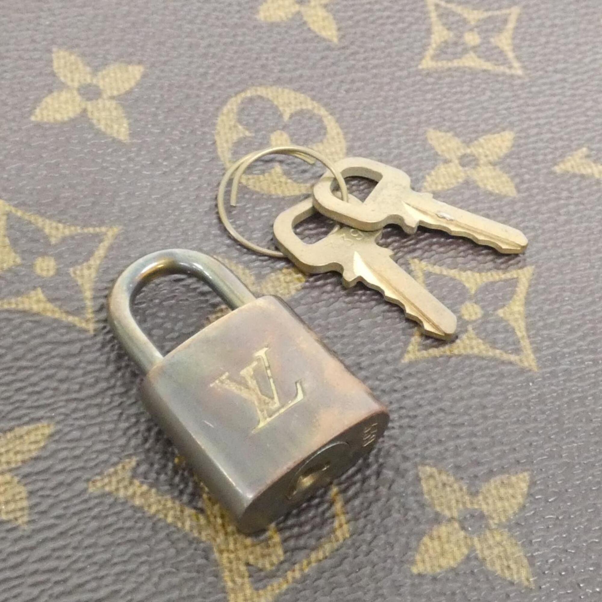 Louis Vuitton Marron Coated Canvas Boston Bag (Pre-Owned)