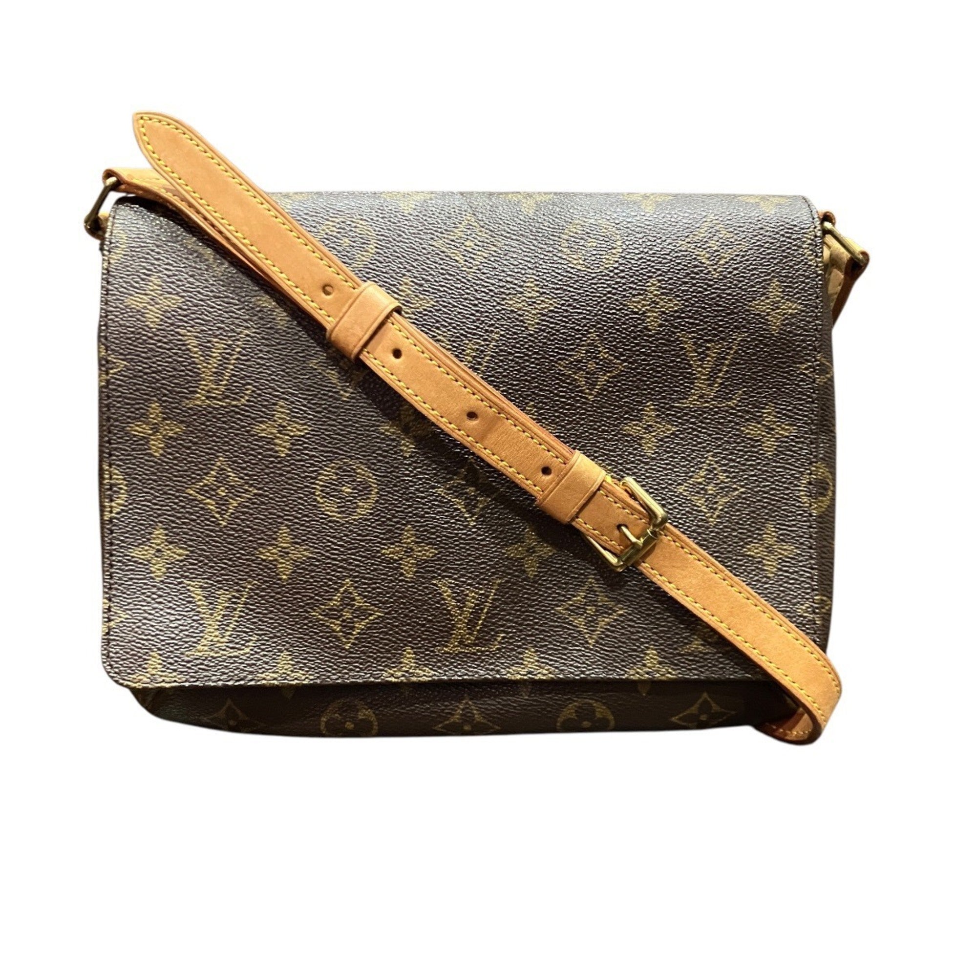 Louis Vuitton Brown Galle Monogram Monogram Shoulder Bag (Pre-Owned)