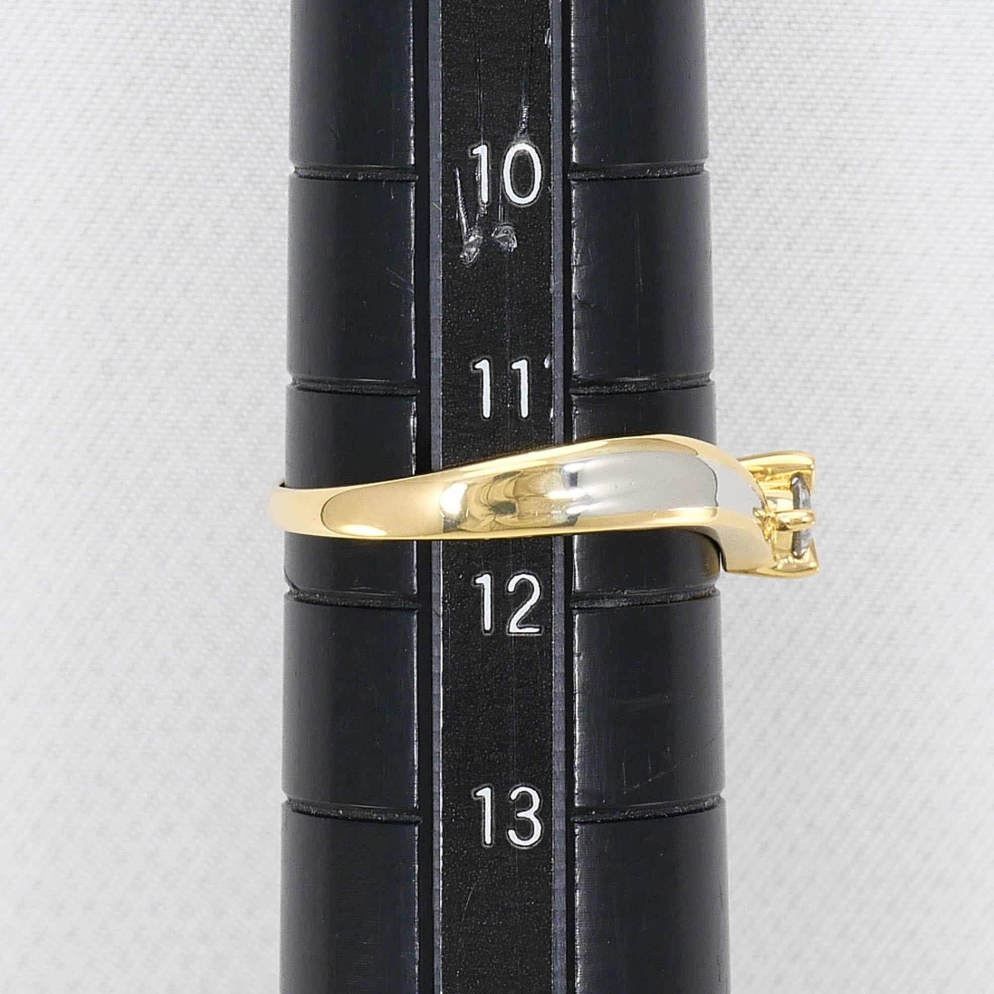 Unbranded Platinum Yellow Gold Yellow Gold (18K) Platinum 900 Band Ring (Pre-Owned)