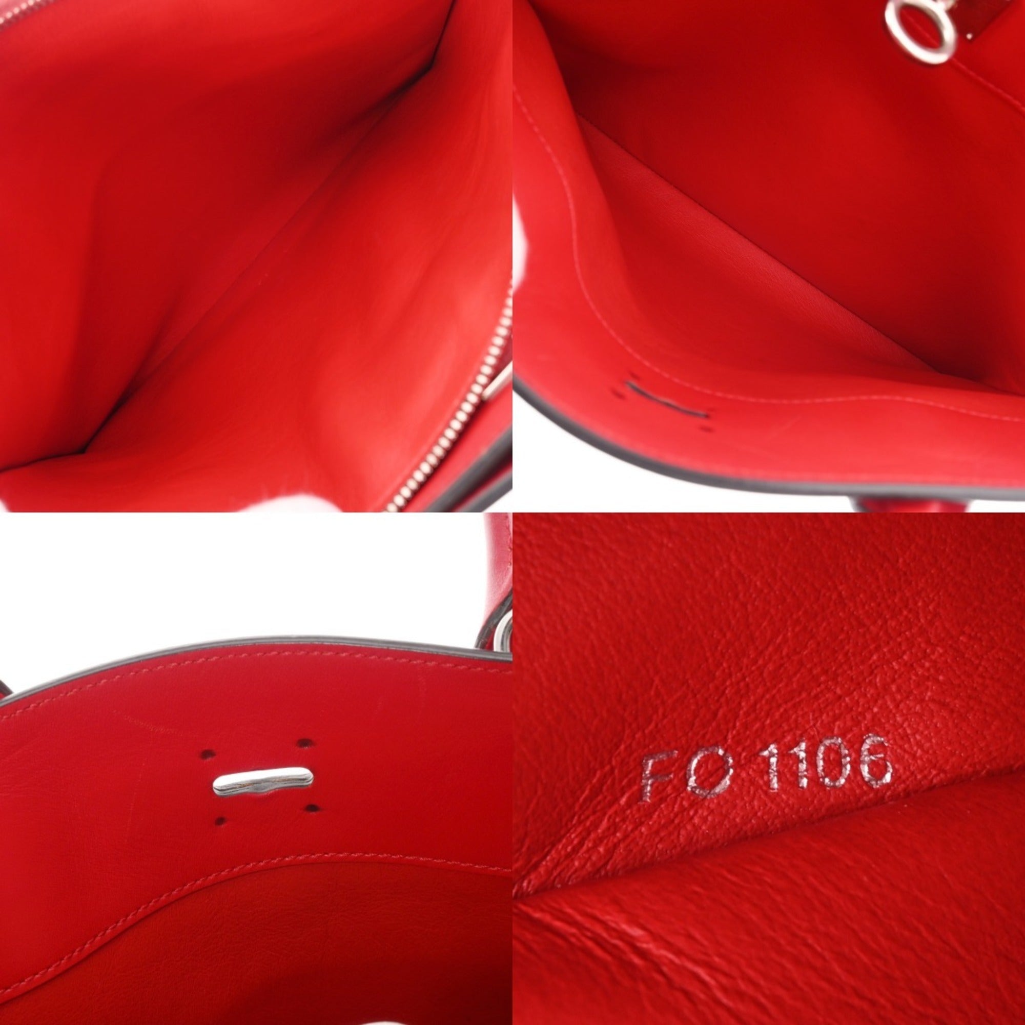 Louis Vuitton Ruby Leather Handbag (Pre-Owned)