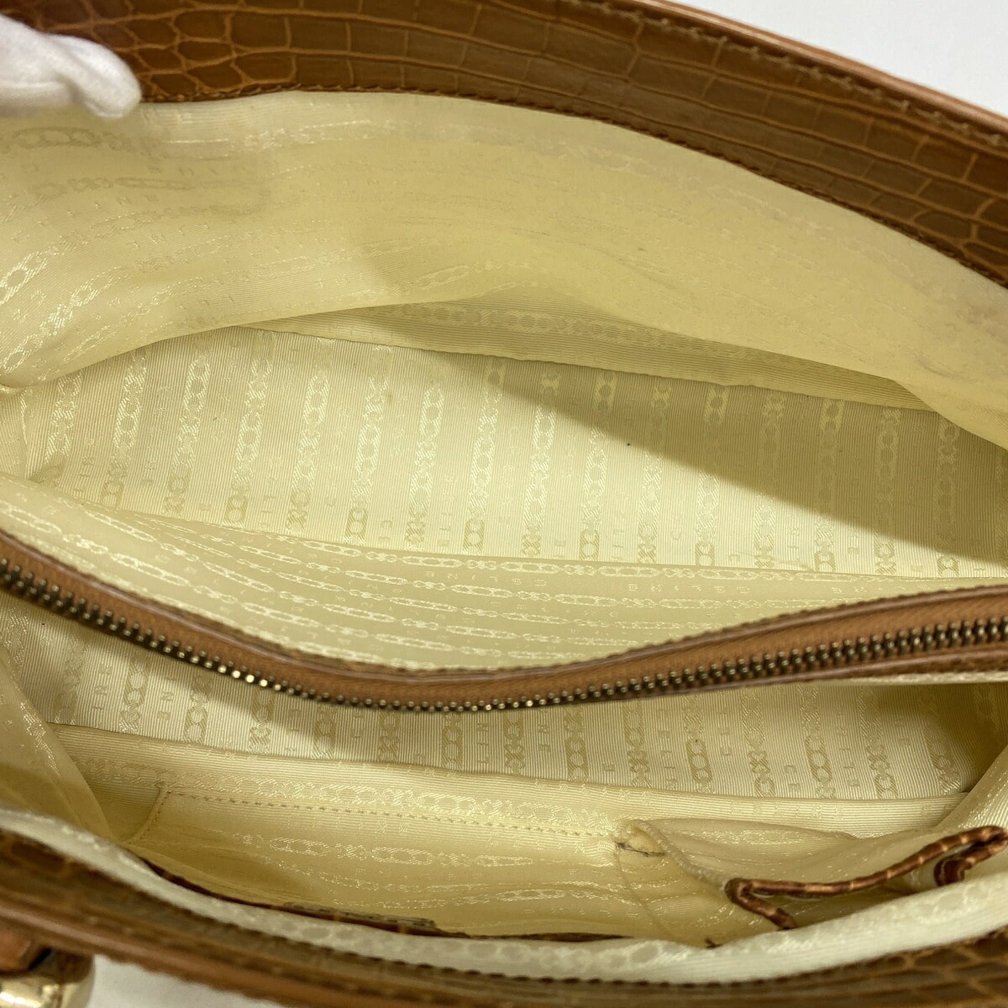 Celine Beige Brown Leather Handbag (Pre-Owned)