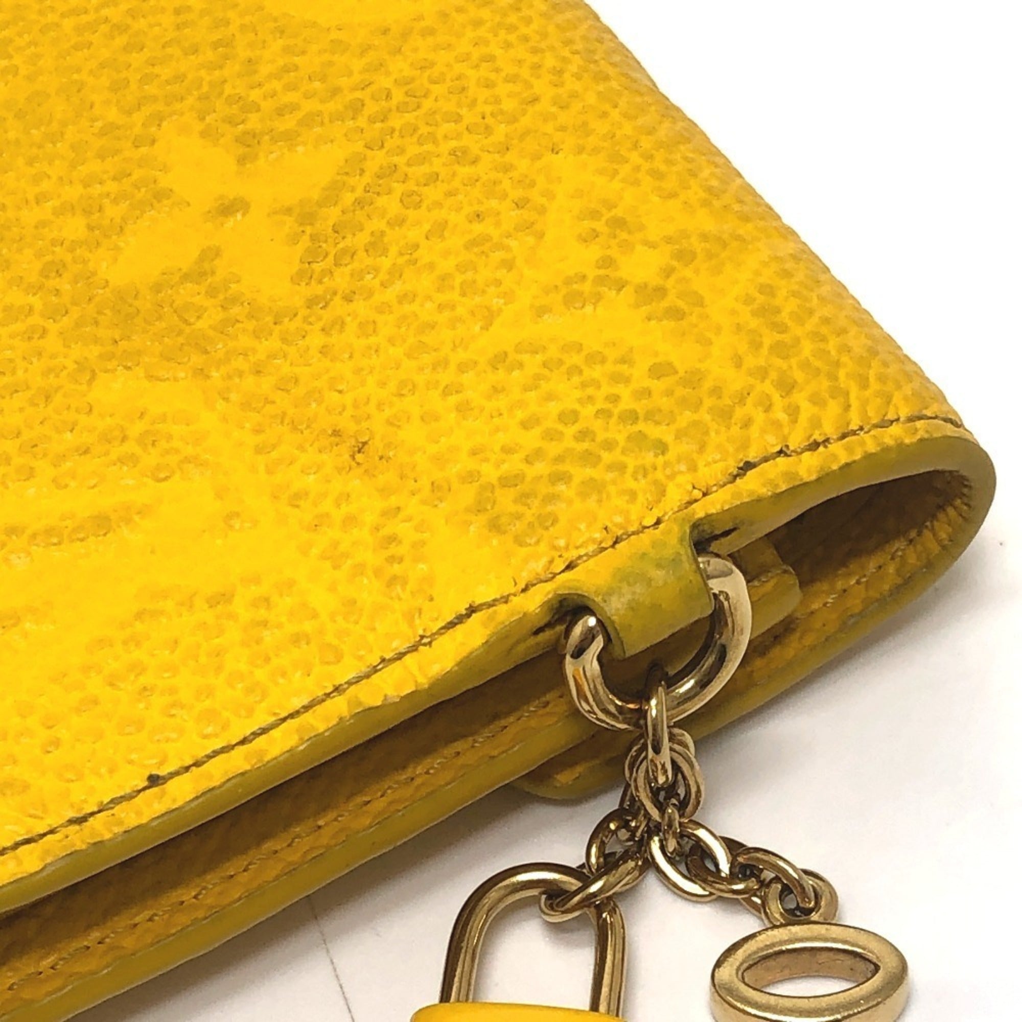 Louis Vuitton Yellow Monogram Empreinte Wallet (Tri-Fold) (Pre-Owned)
