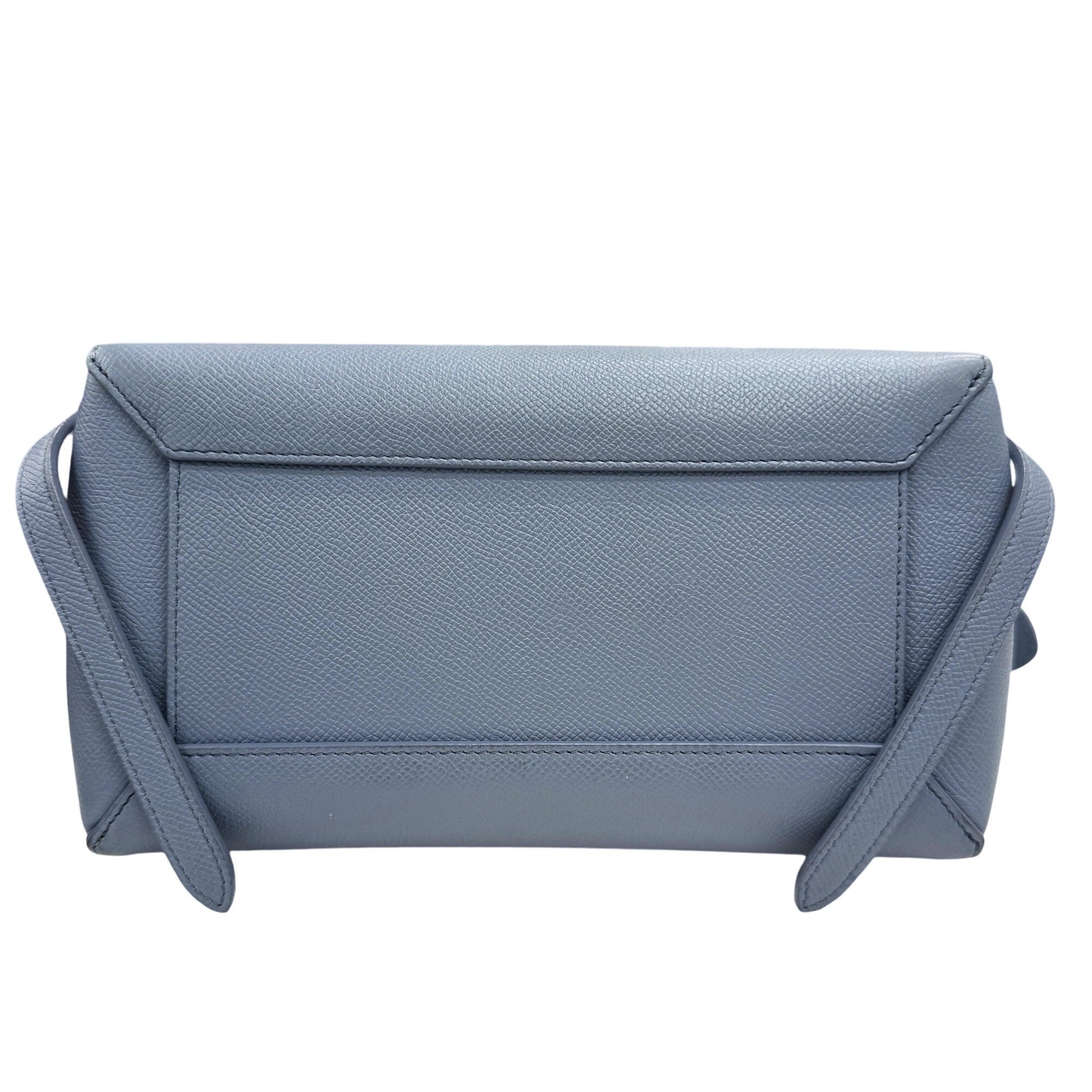Celine Blue Leather Handbag Shoulder Bag (Pre-Owned)