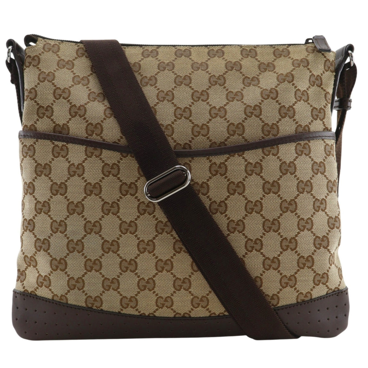 Gucci Brown Gg Canvas Shoulder Bag (Pre-Owned)