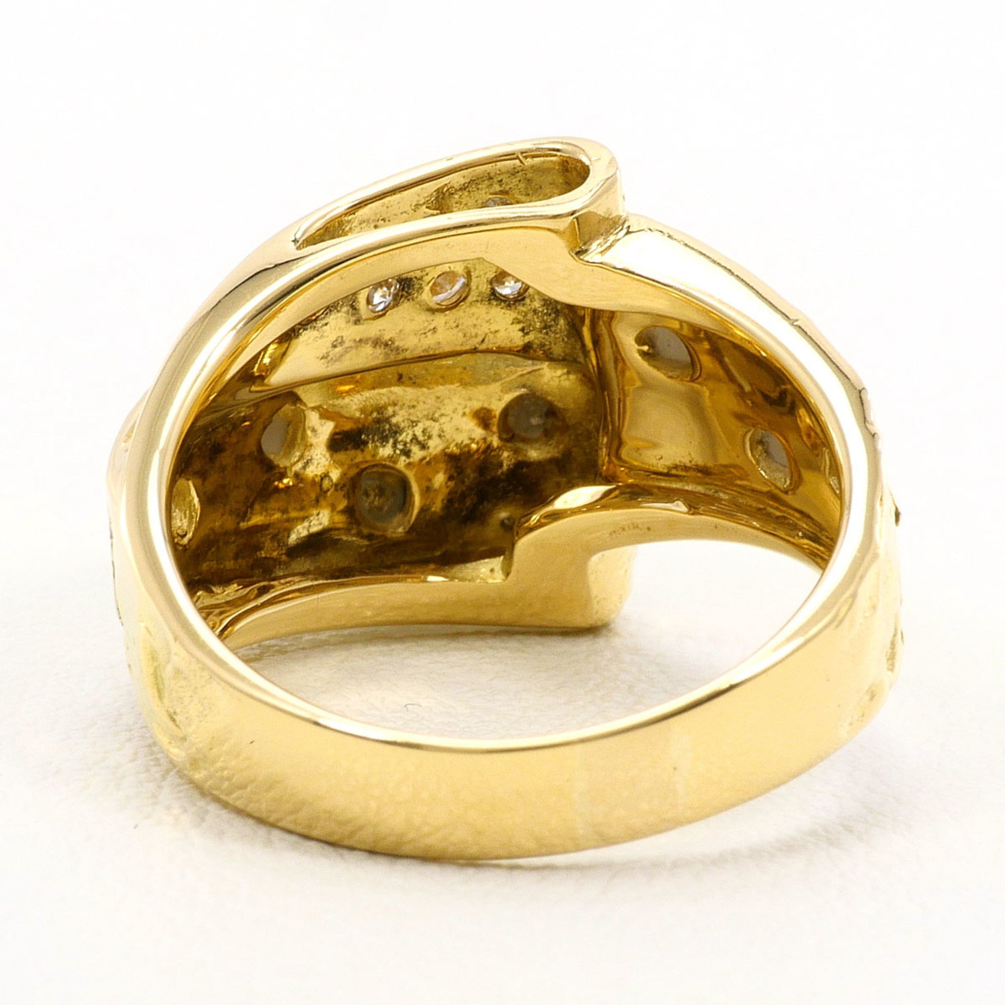 Unbranded Platinum Yellow Gold Yellow Gold (18K) Platinum 900 Band Ring (Pre-Owned)