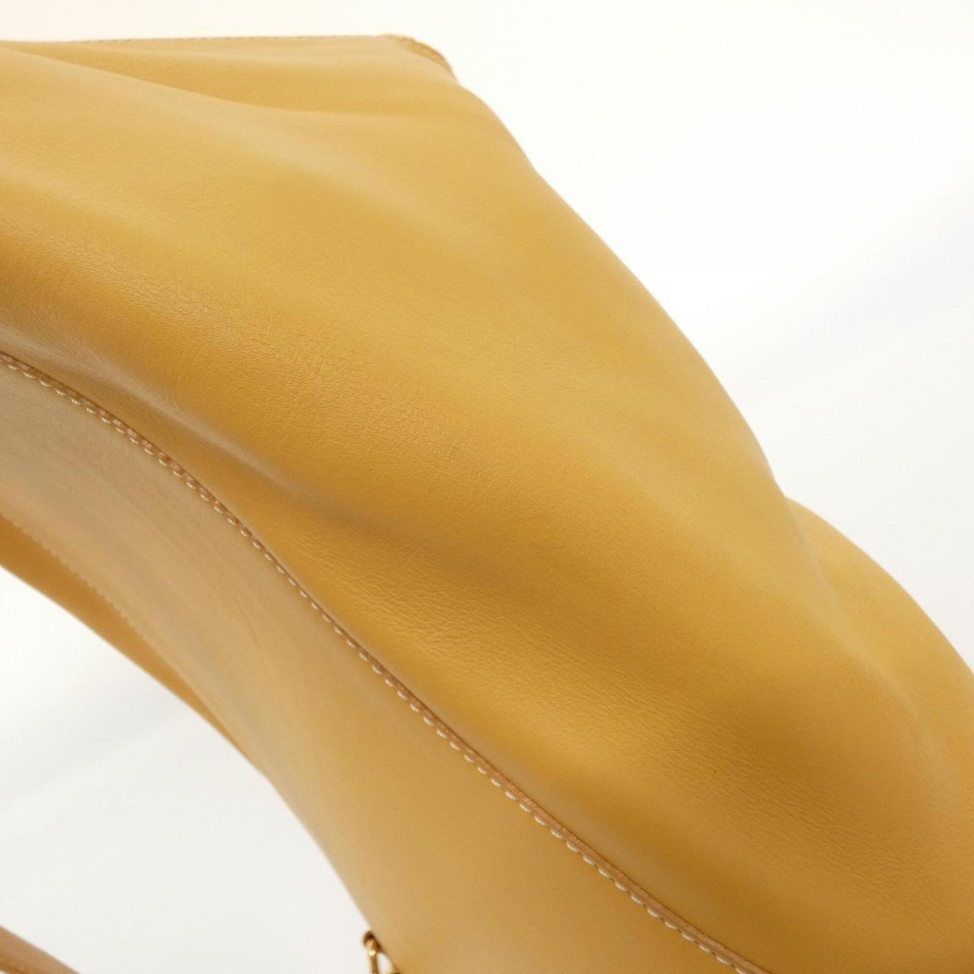 Loewe Yellow Leather Shoulder Bag (Pre-Owned)