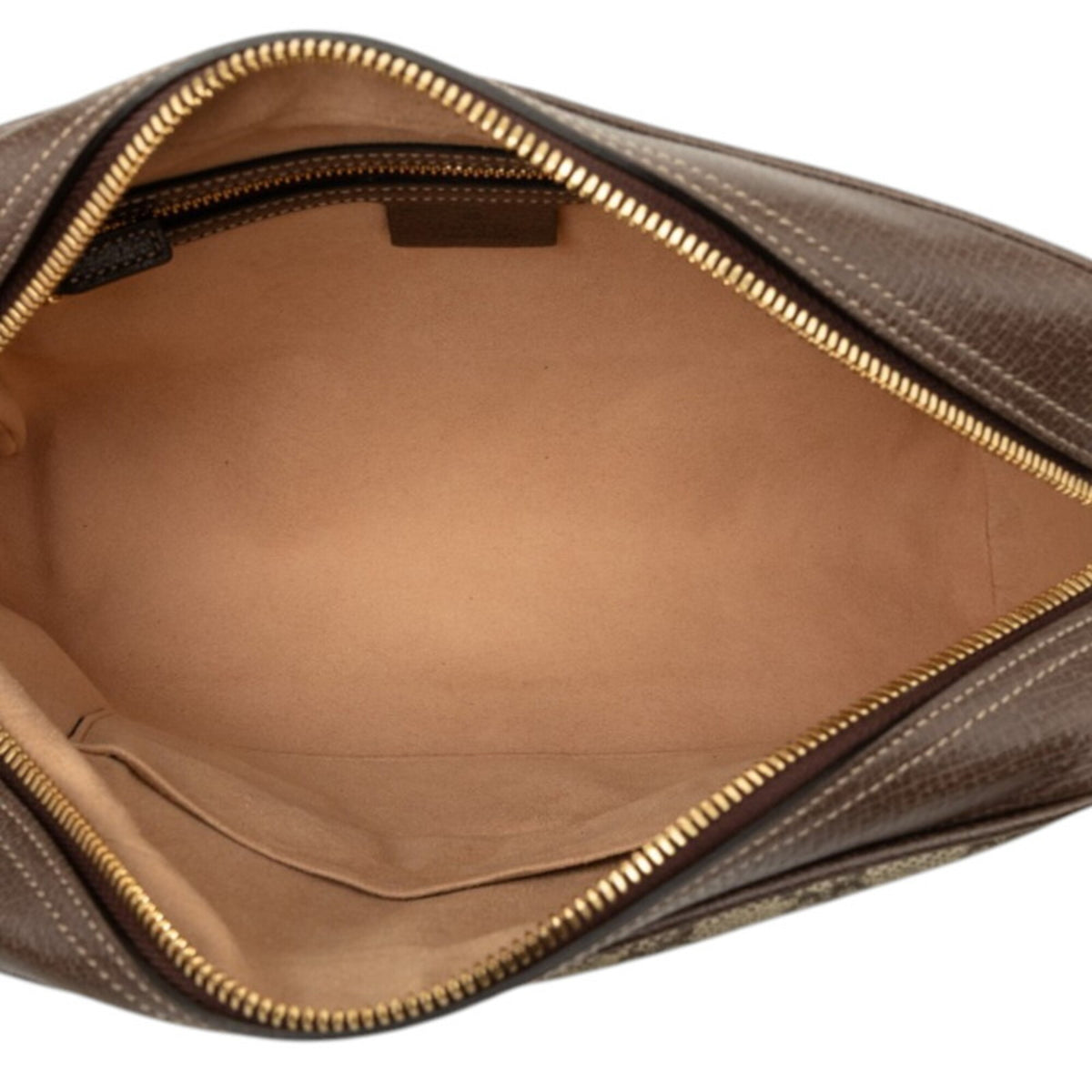 Gucci Sherry Line Beige Pvc Leather Shoulder Bag (Pre-Owned)