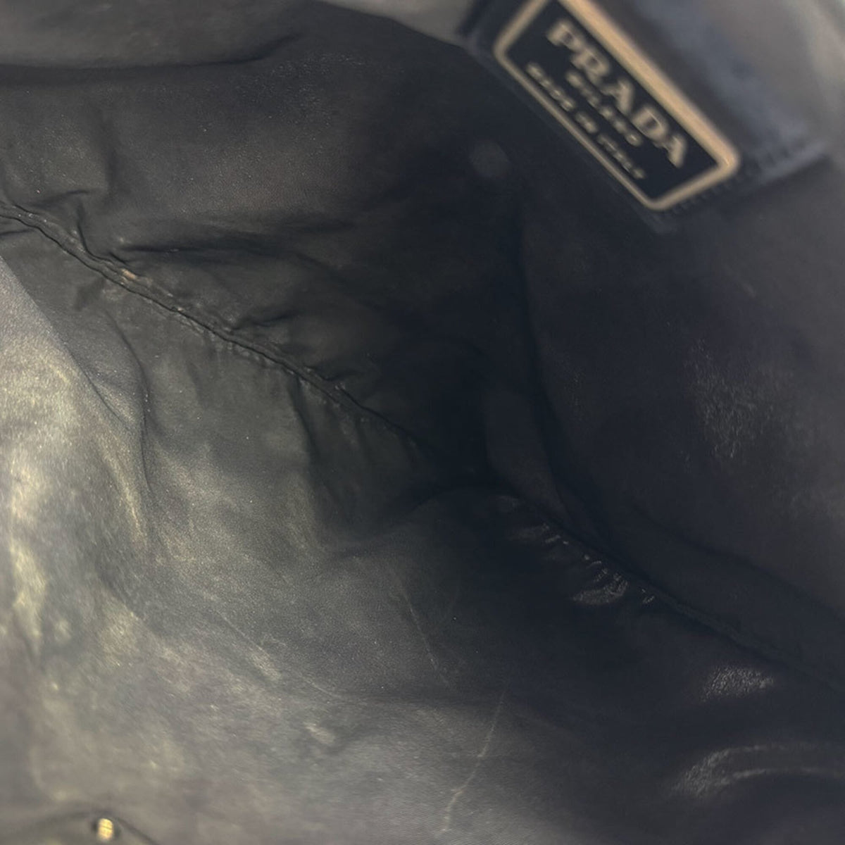 Prada Black Nylon Shoulder Bag (Pre-Owned)