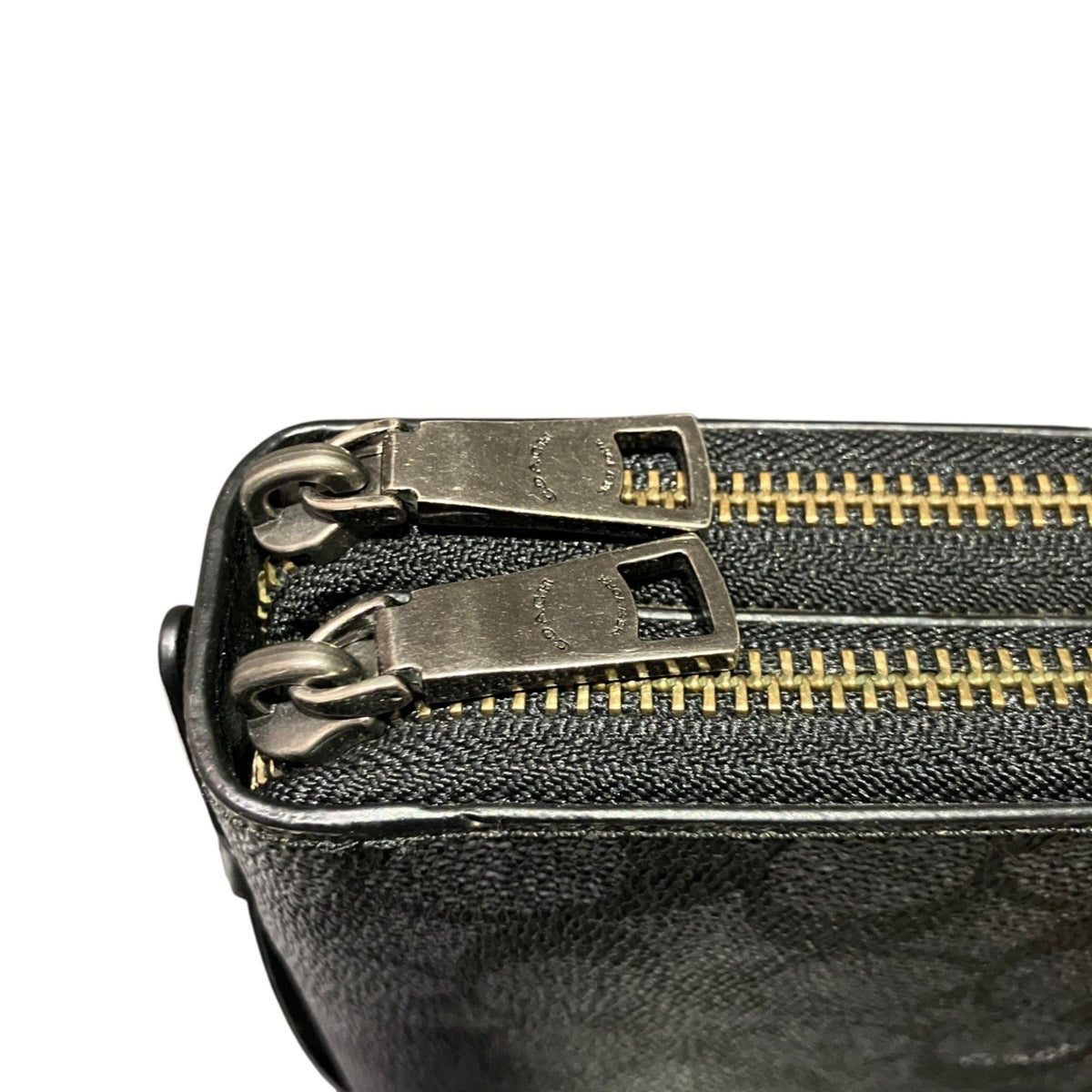 Coach Black Pvc Coin Purse/Coin Case (Pre-Owned)
