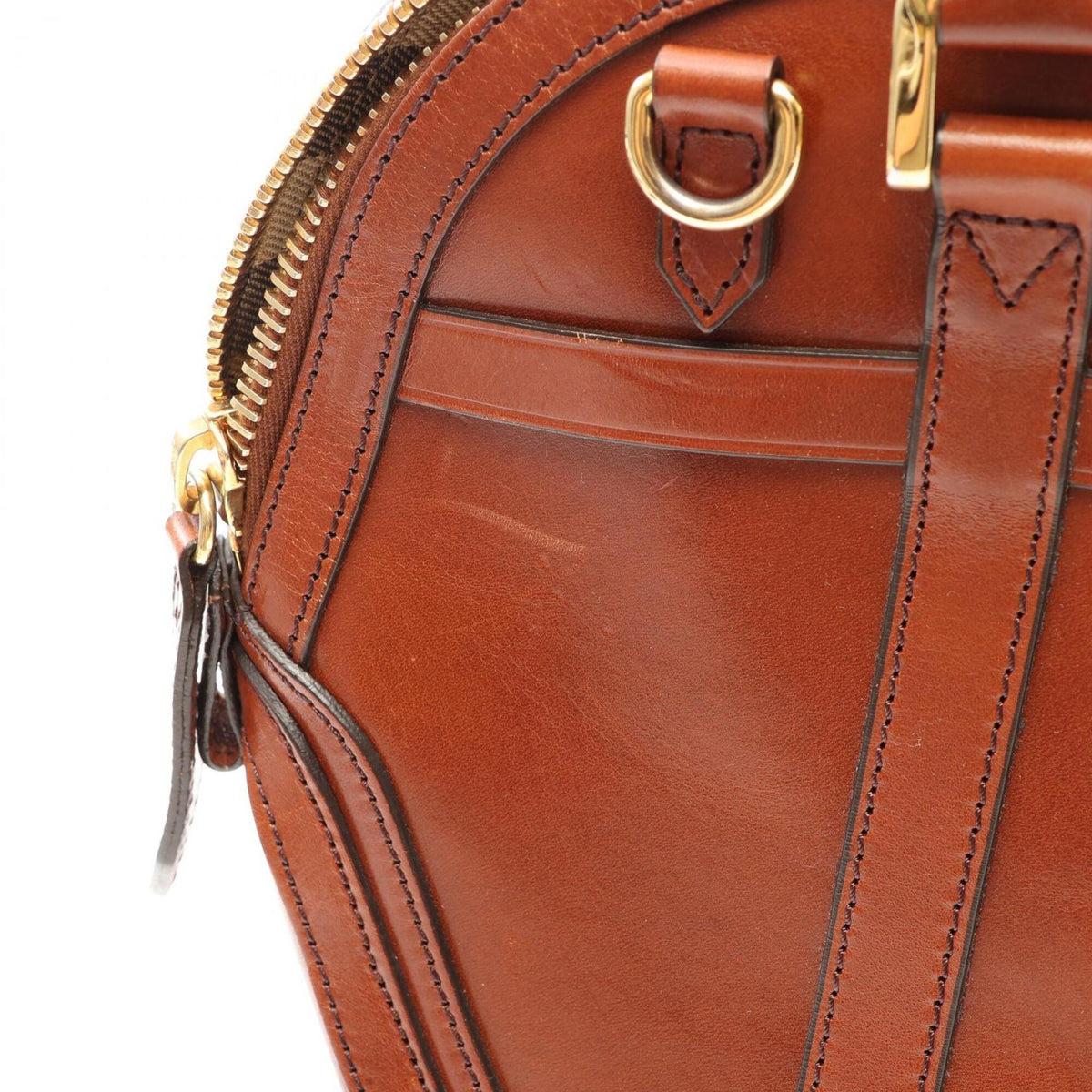 Burberry Brown Leather Handbag (Pre-Owned)