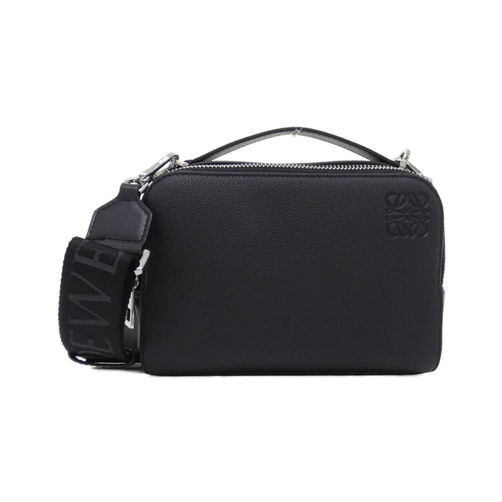 Loewe Black Leather Shoulder Bag (Pre-Owned)