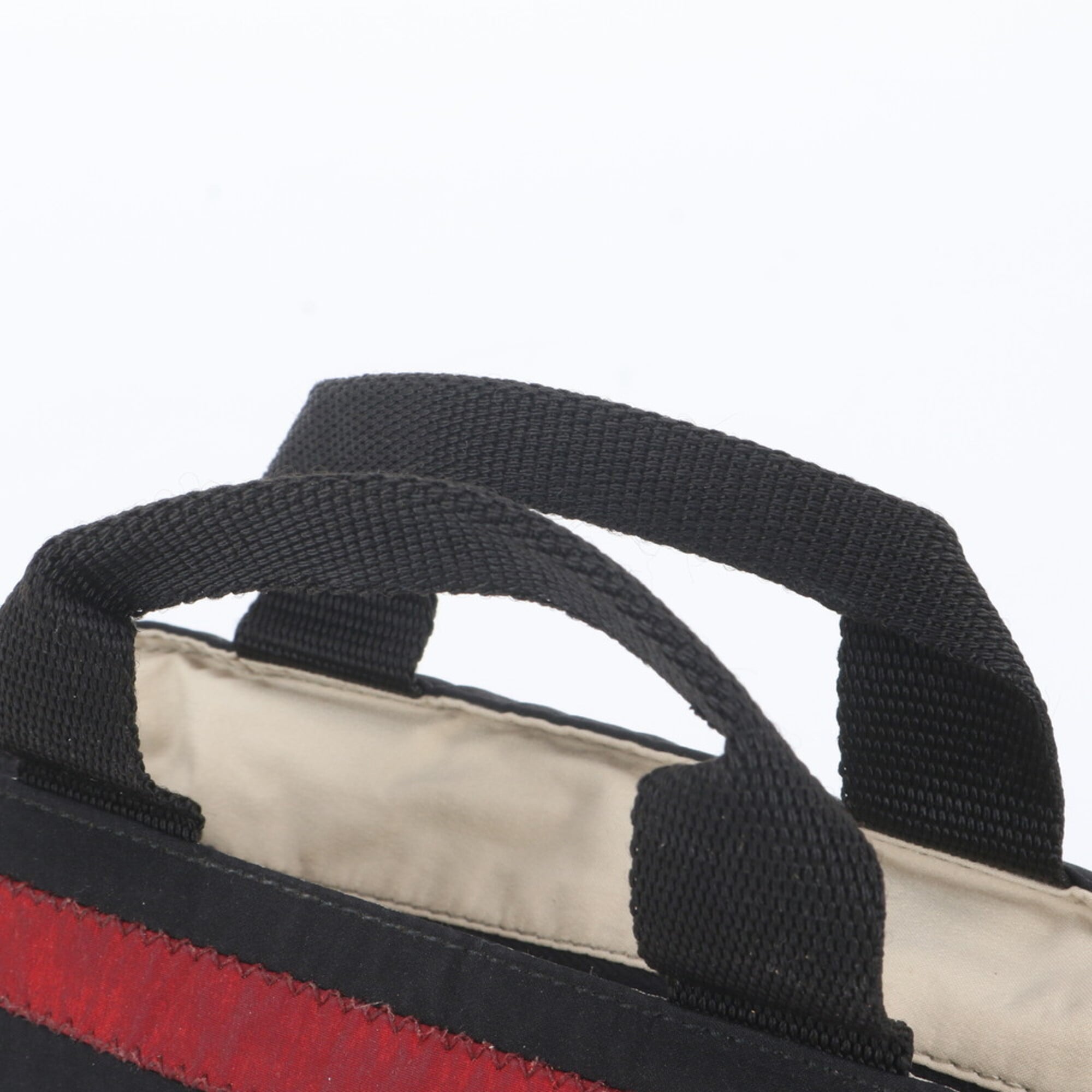 Pradasports Black Handbag Pouch Tote Bag (Pre-Owned)