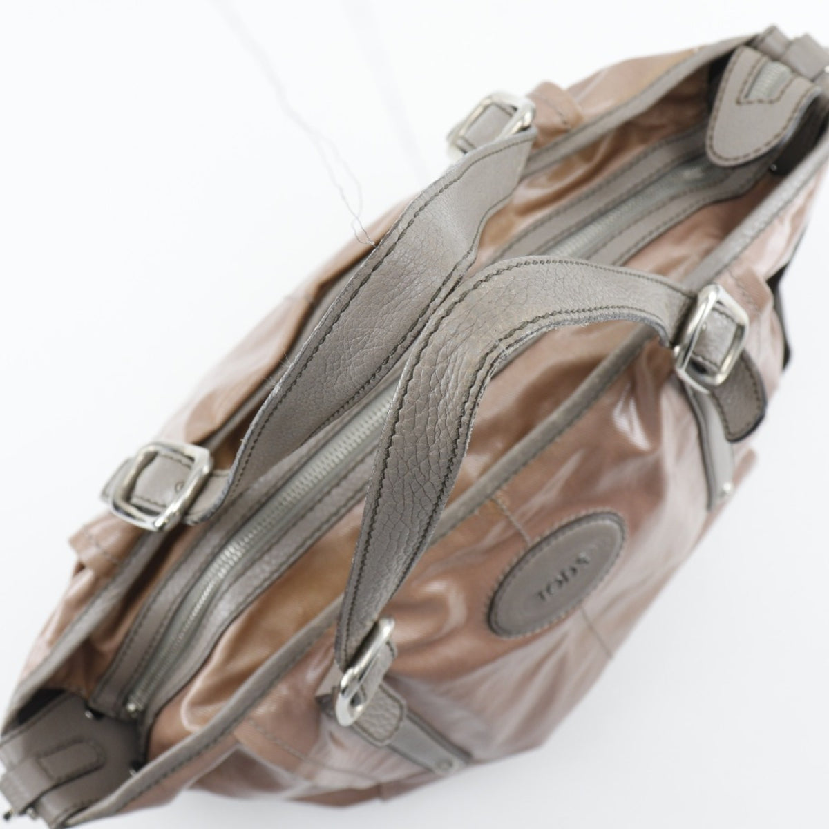 Tod's Brown Pvc Tote Bag (Pre-Owned)